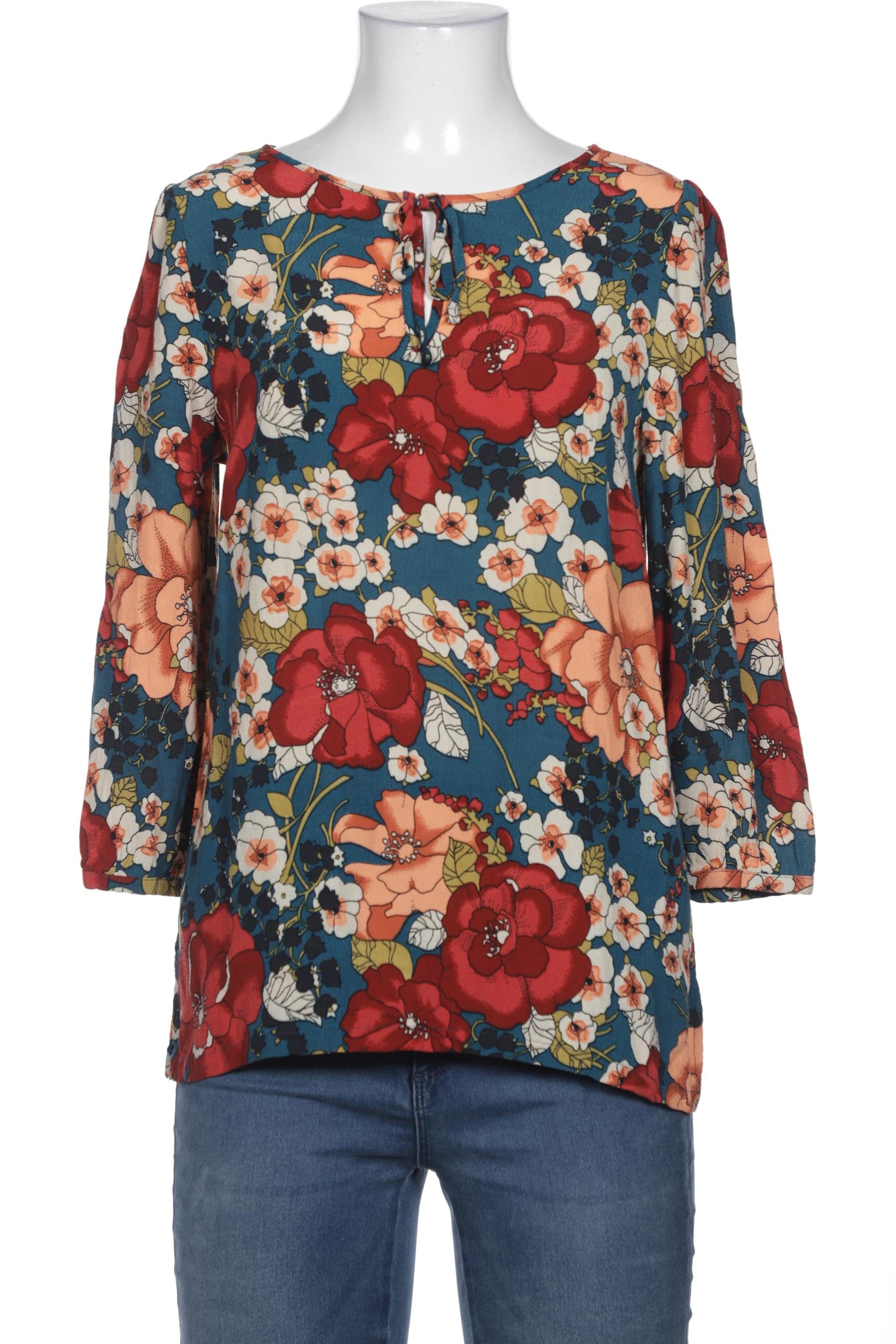 

King Louie Damen Bluse, blau, Gr. 36