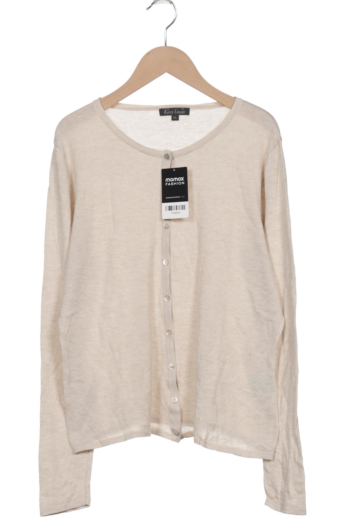 

King Louie Damen Strickjacke, beige, Gr. 44