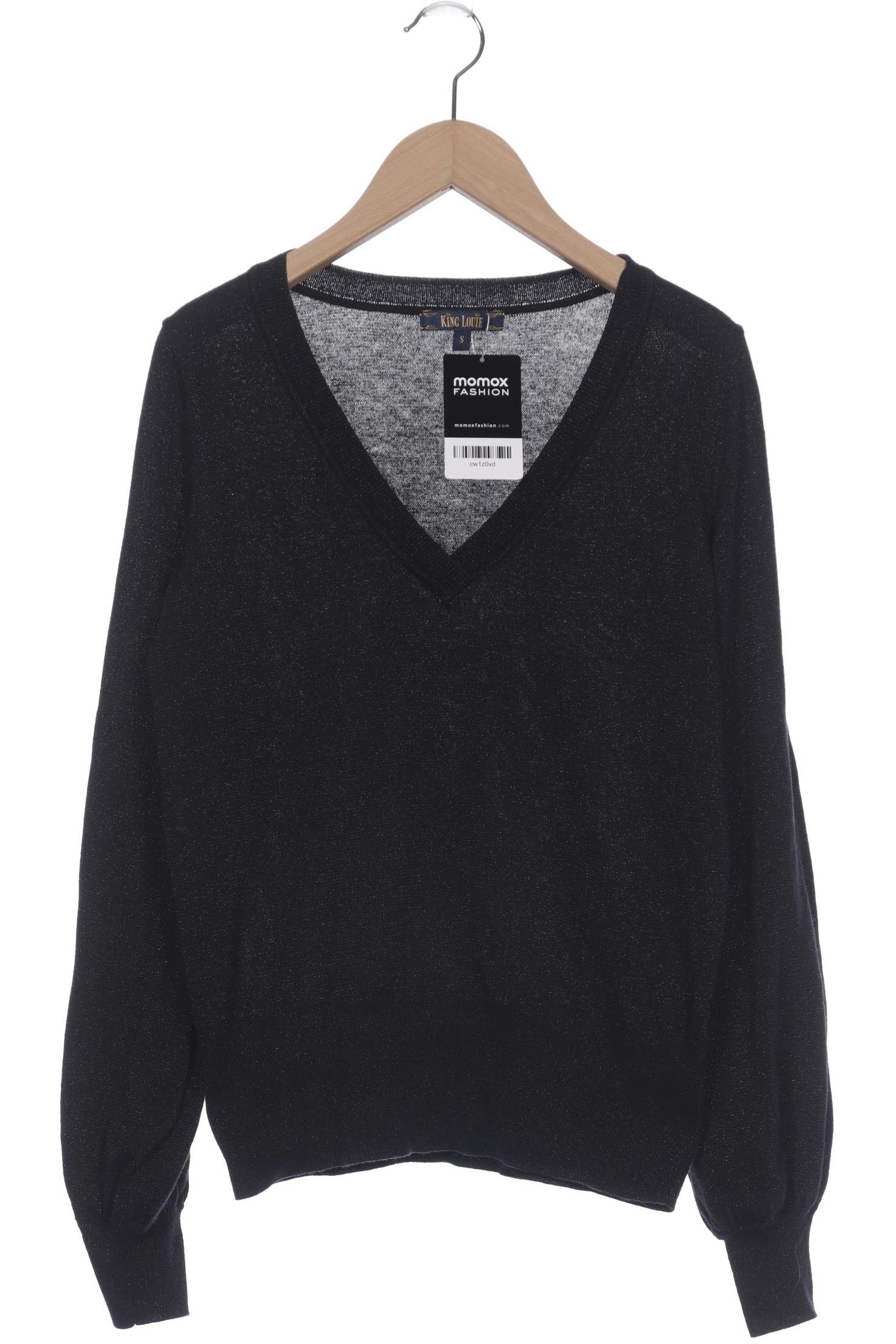 

King Louie Damen Pullover, schwarz, Gr. 36