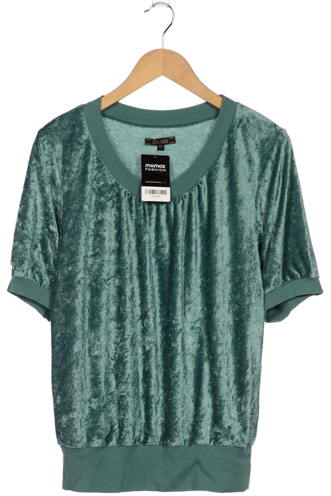 

King Louie Damen T-Shirt, türkis, Gr. 44