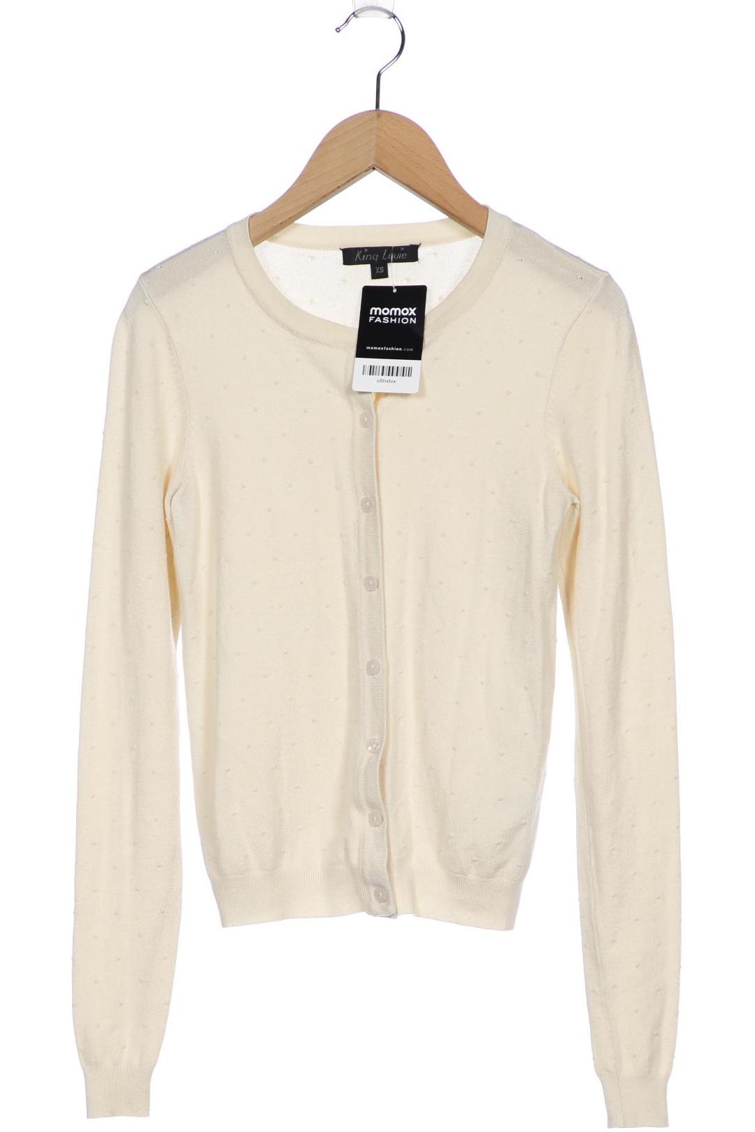 

KING LOUIE Damen Strickjacke, cremeweiß