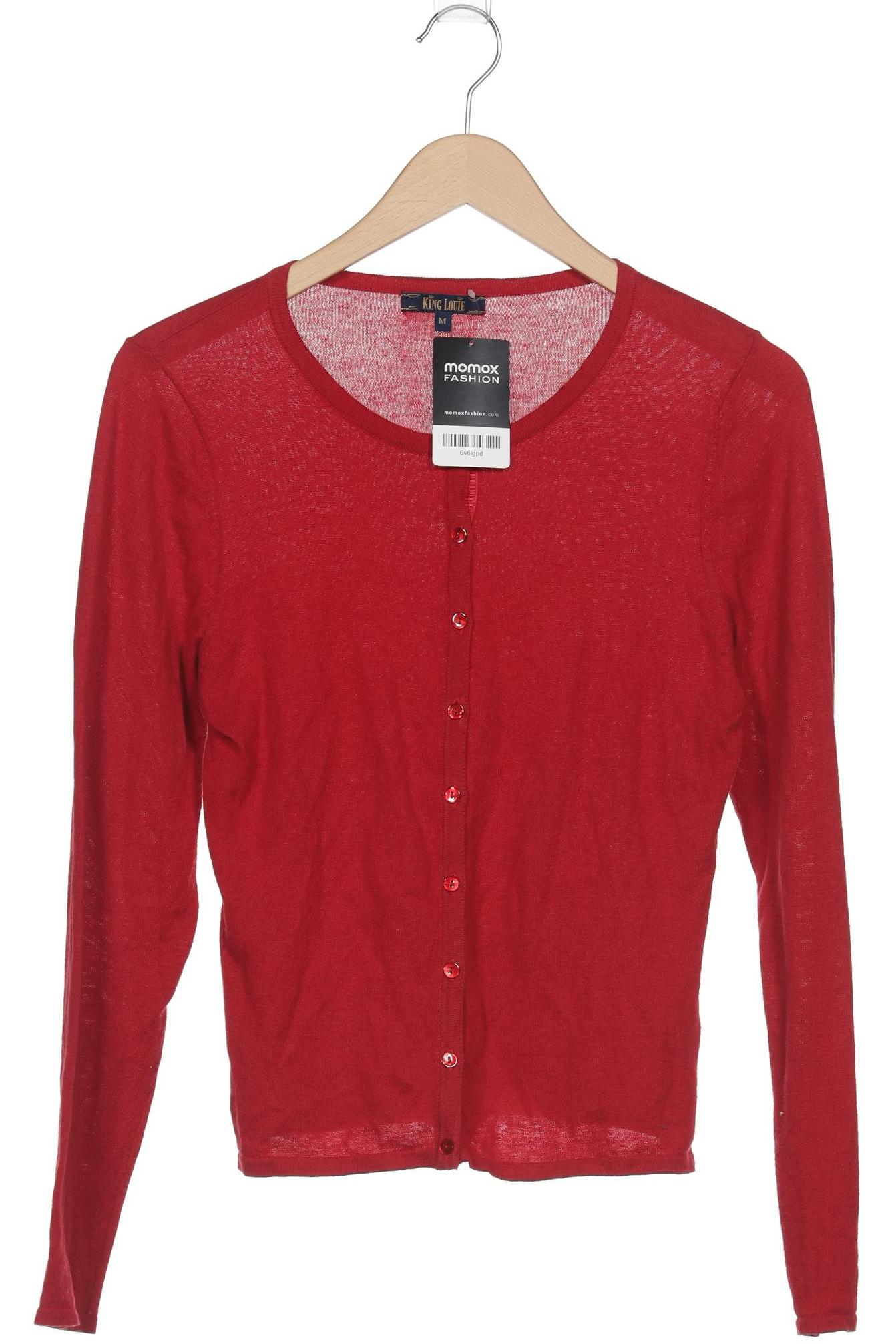 

King Louie Damen Strickjacke, rot, Gr. 38