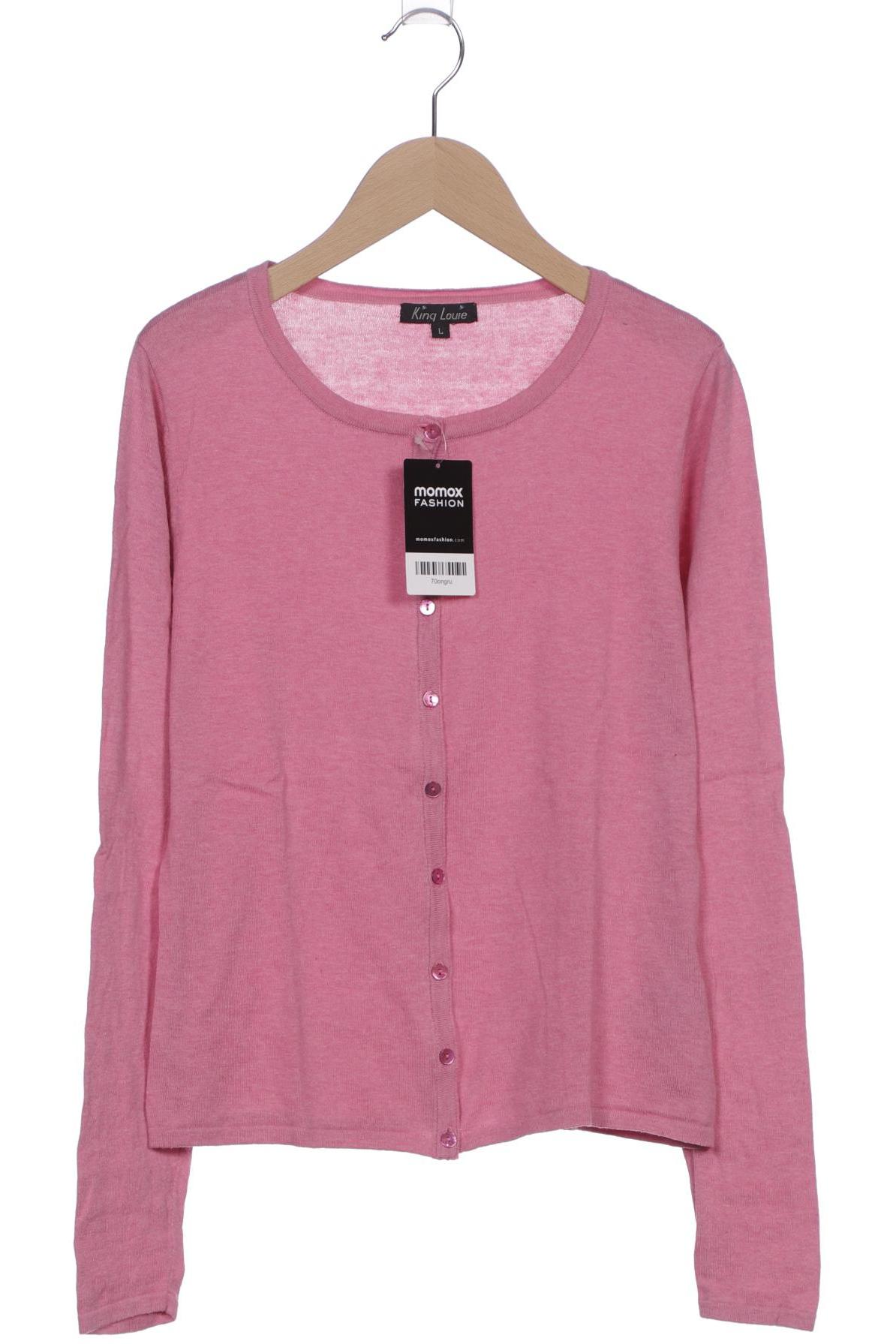 

King Louie Damen Strickjacke, pink, Gr. 42