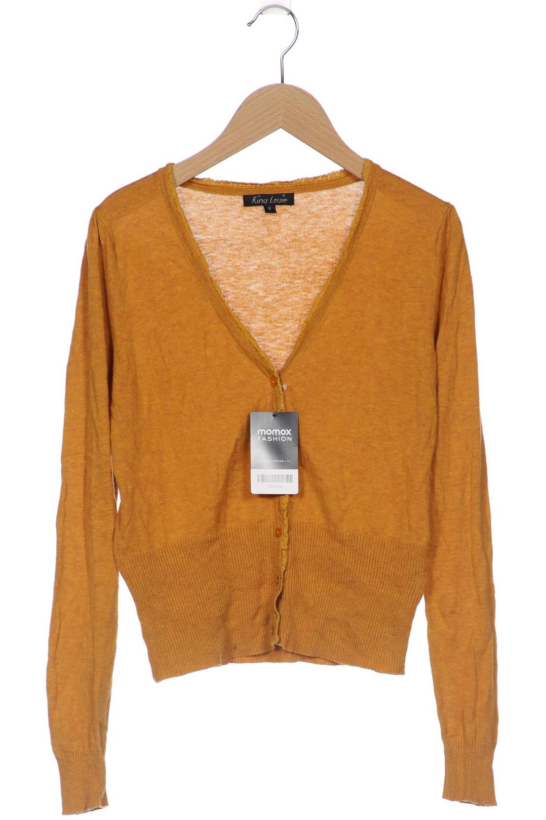 

King Louie Damen Strickjacke, orange, Gr. 36