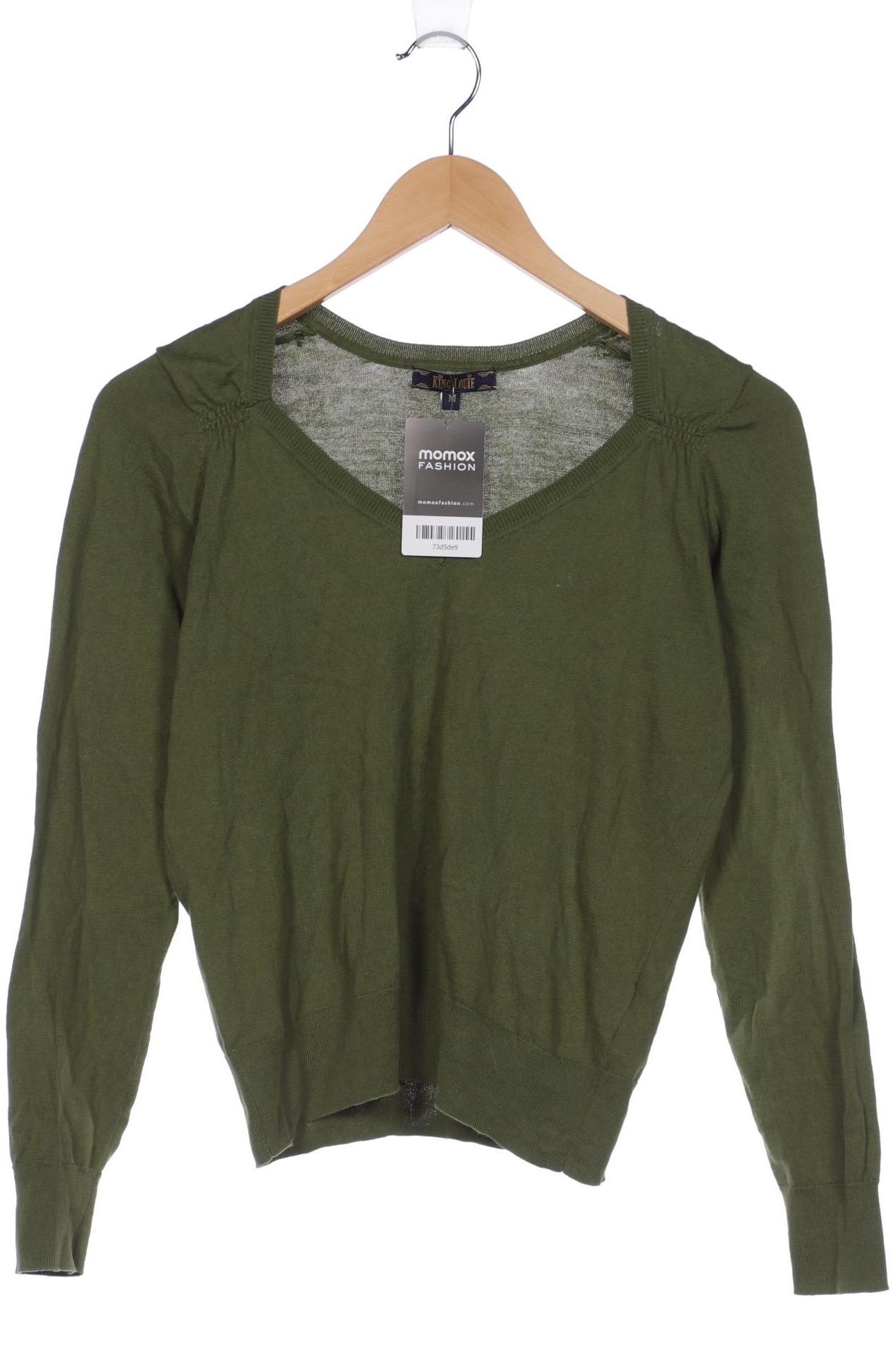 

King Louie Damen Pullover, grün, Gr. 38