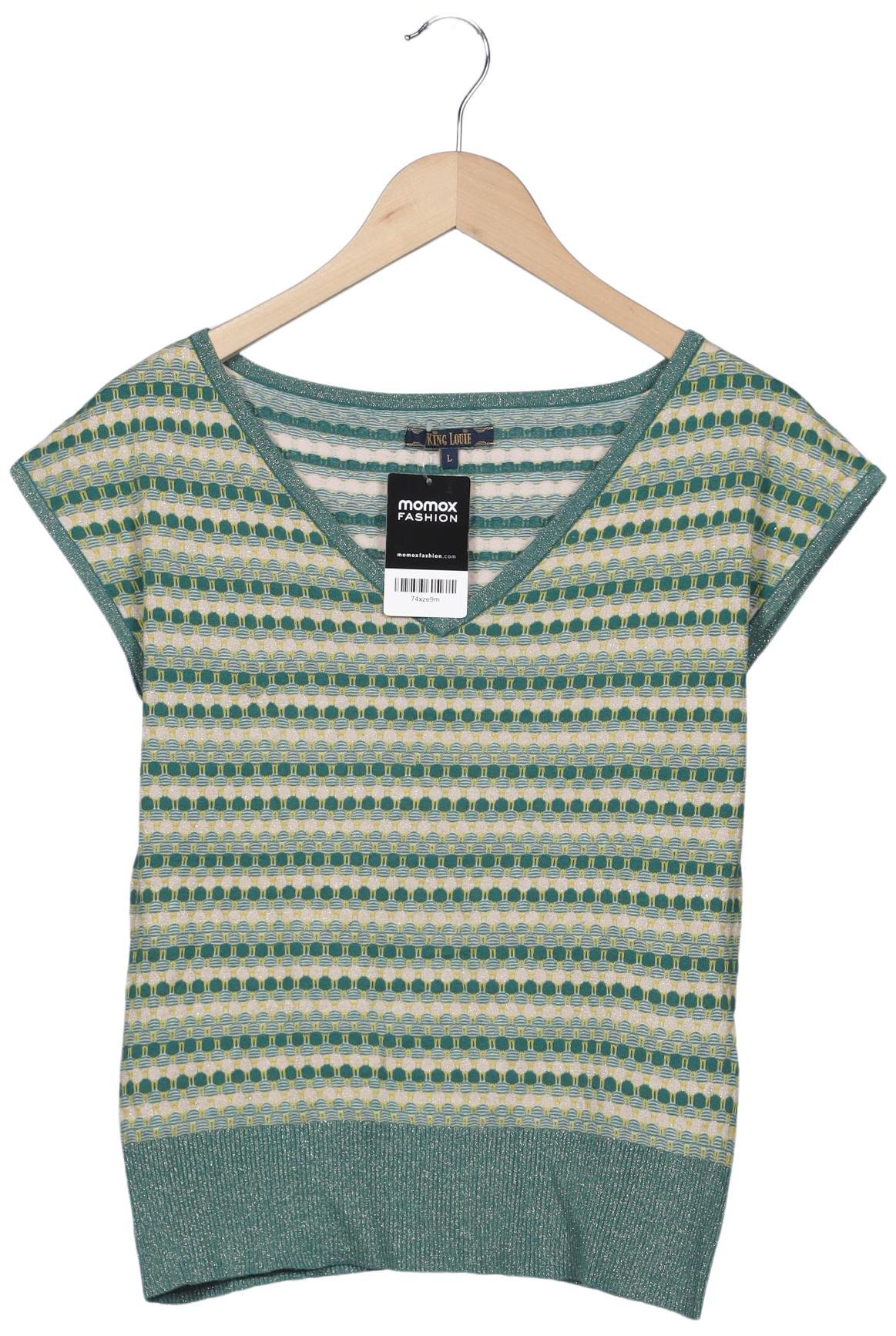 

King Louie Damen Pullover, türkis, Gr. 42