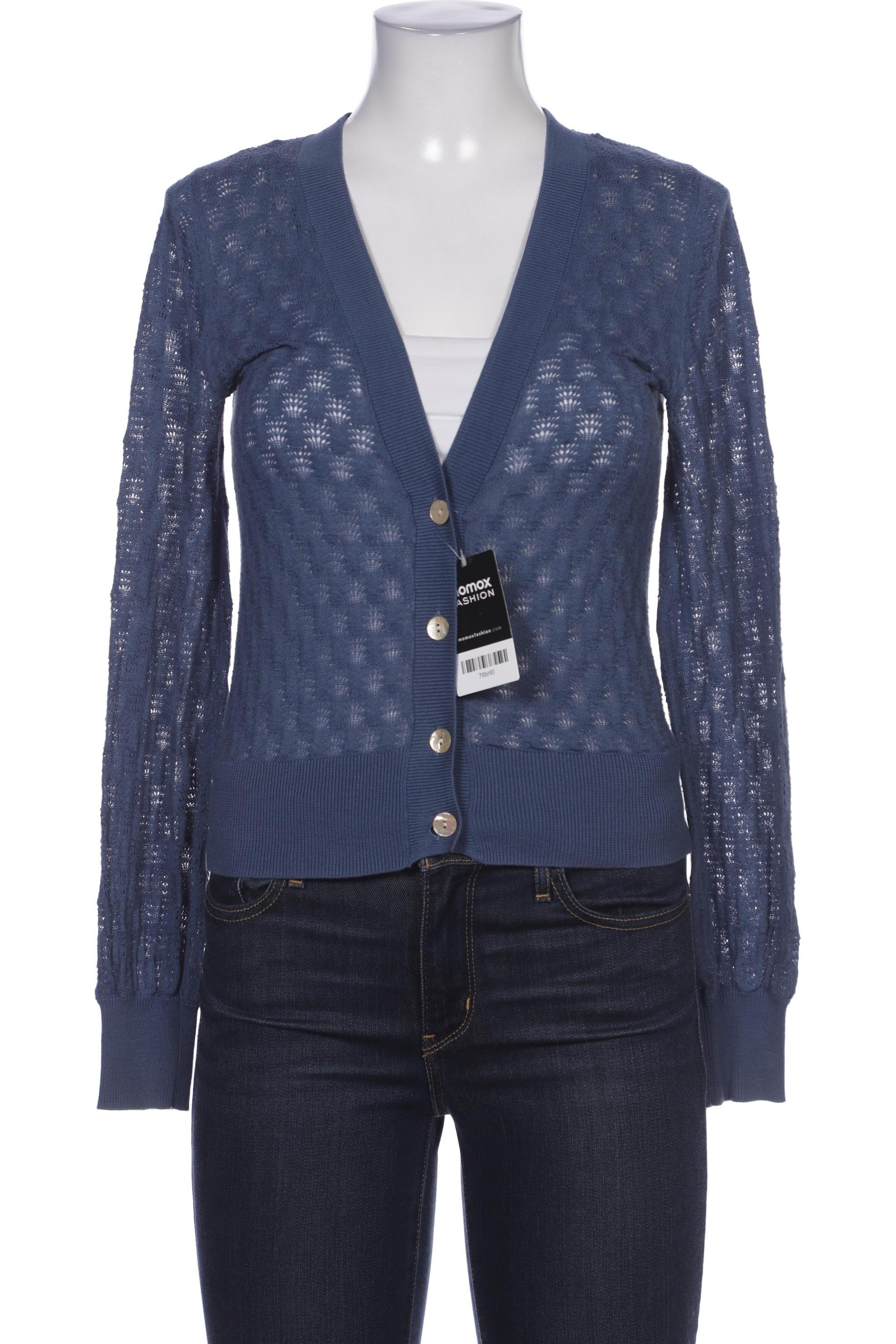 

King Louie Damen Strickjacke, blau, Gr. 36