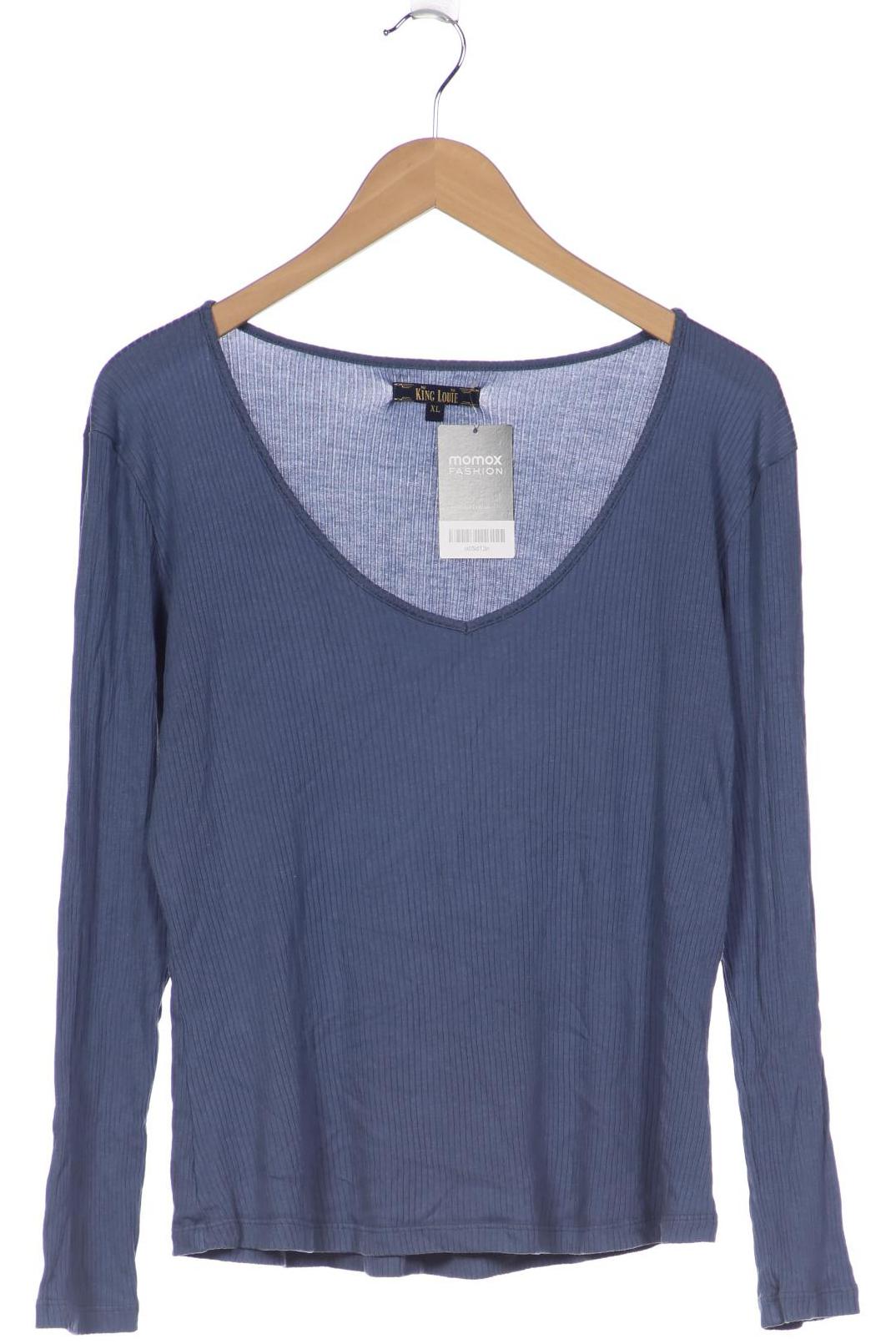 

King Louie Damen Langarmshirt, marineblau, Gr. 44