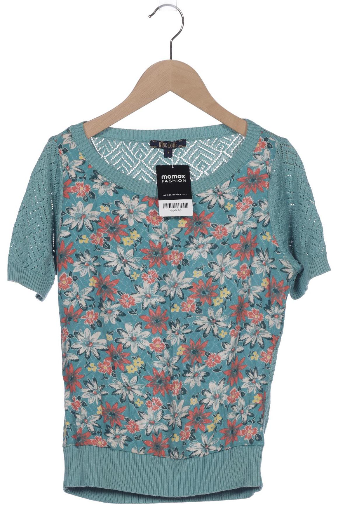 

King Louie Damen T-Shirt, türkis, Gr. 36