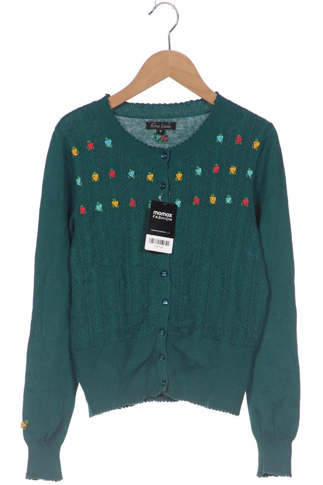 

King Louie Damen Strickjacke, grün, Gr. 38