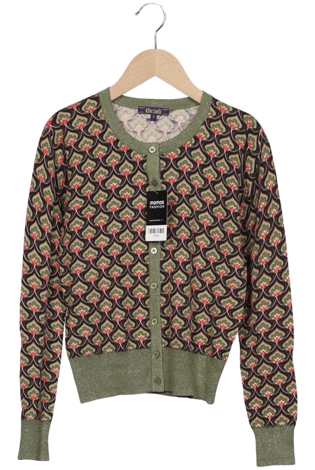 

King Louie Damen Strickjacke, grün, Gr. 36