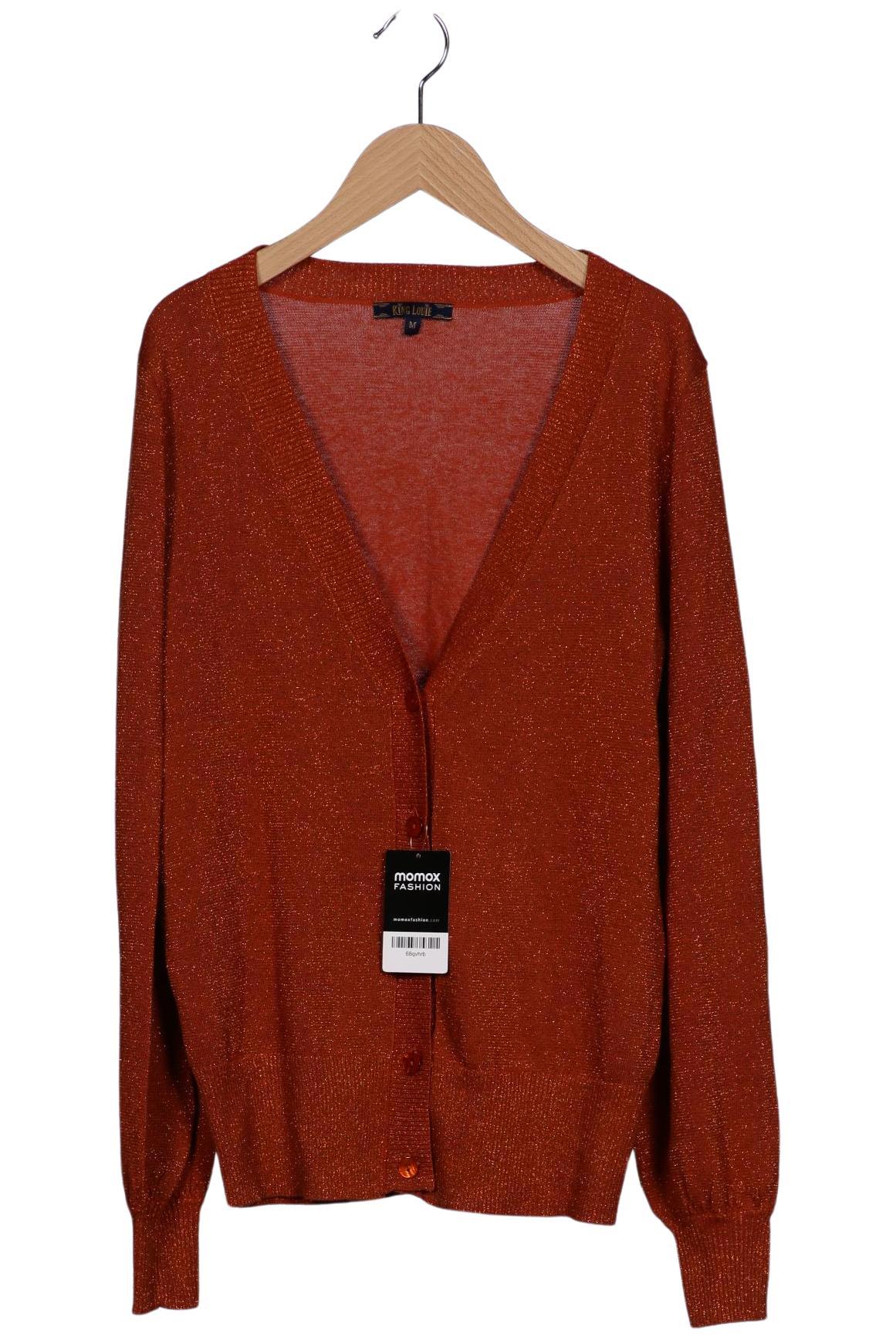 

King Louie Damen Strickjacke, orange, Gr. 38