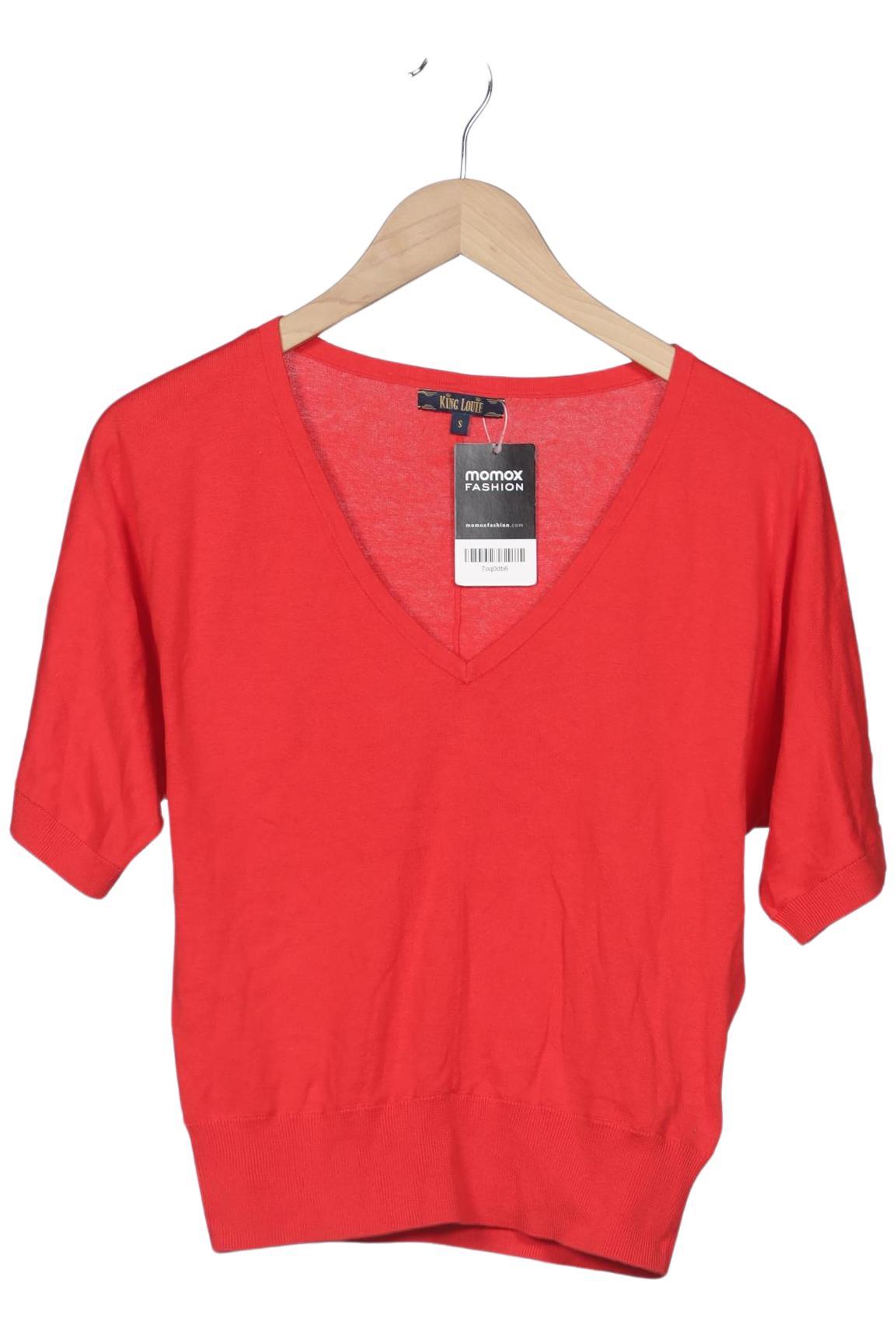 

King Louie Damen Pullover, rot, Gr. 36