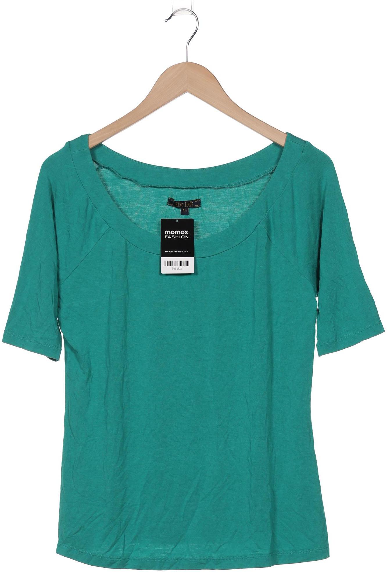 

King Louie Damen T-Shirt, türkis, Gr. 44