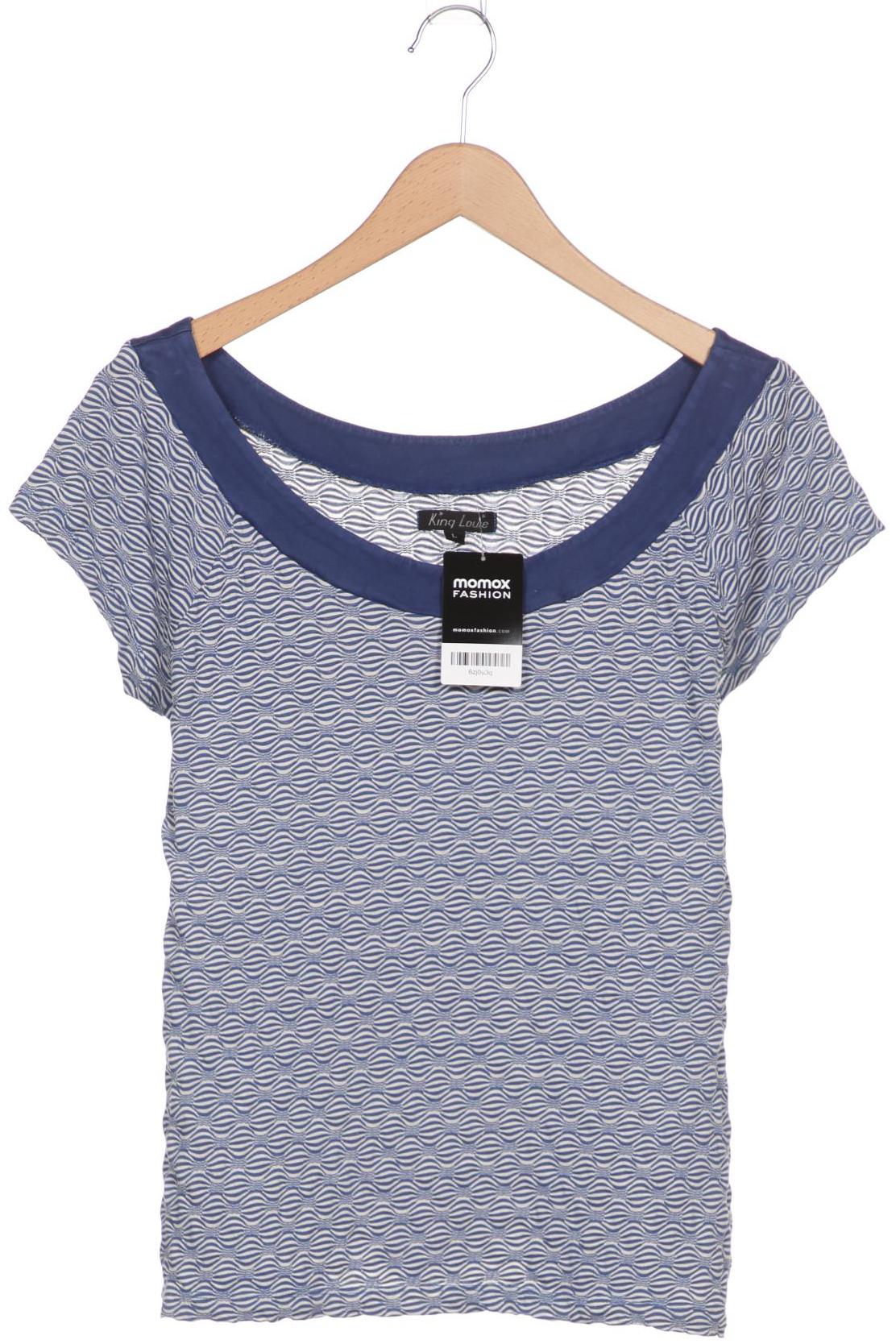 

King Louie Damen T-Shirt, blau, Gr. 42