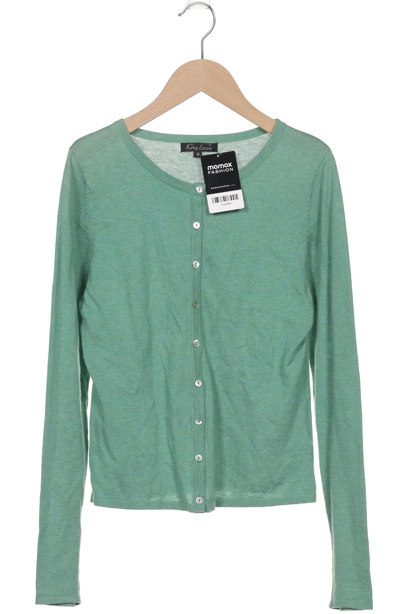 

King Louie Damen Strickjacke, grün, Gr. 38