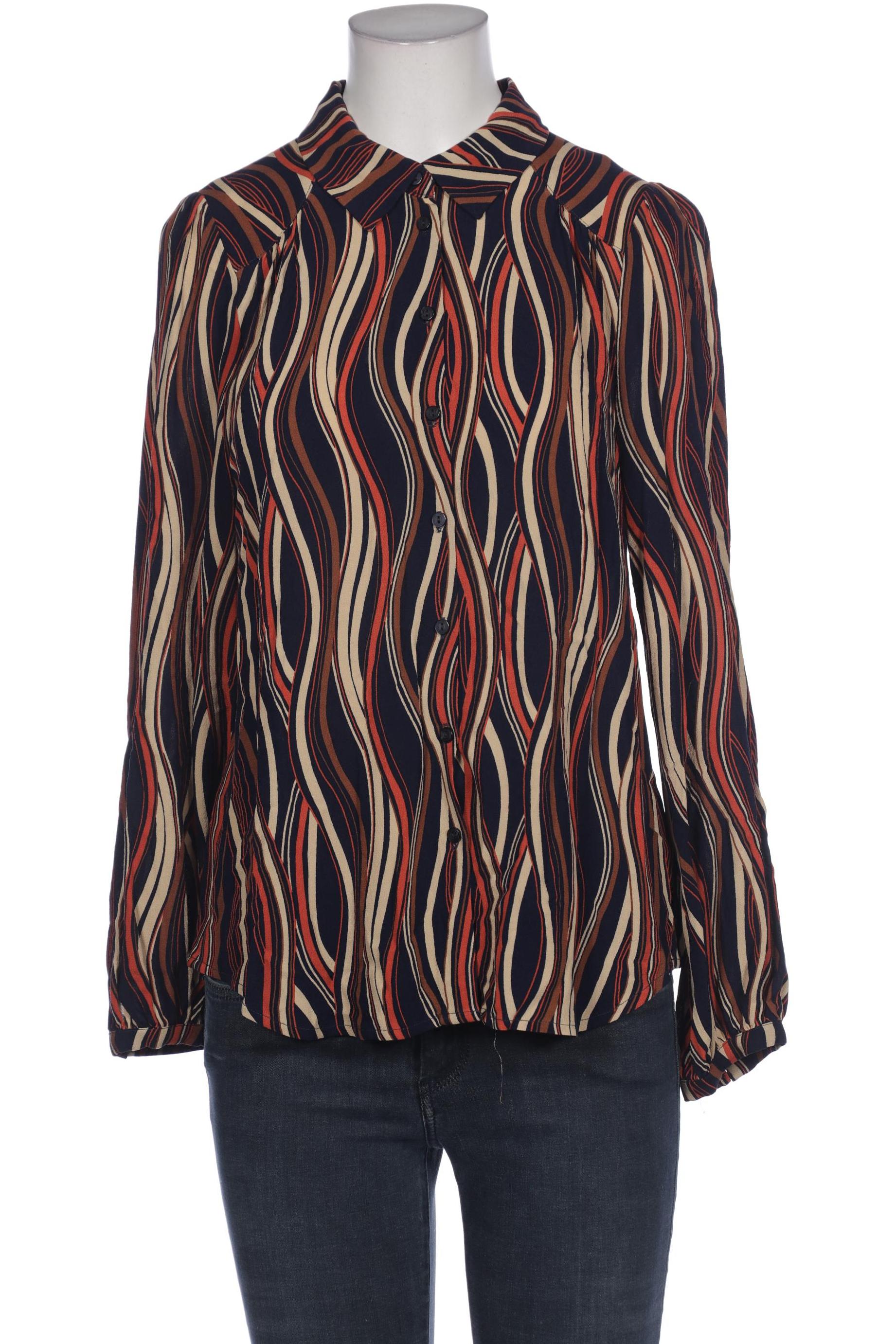 

King Louie Damen Bluse, marineblau, Gr. 36