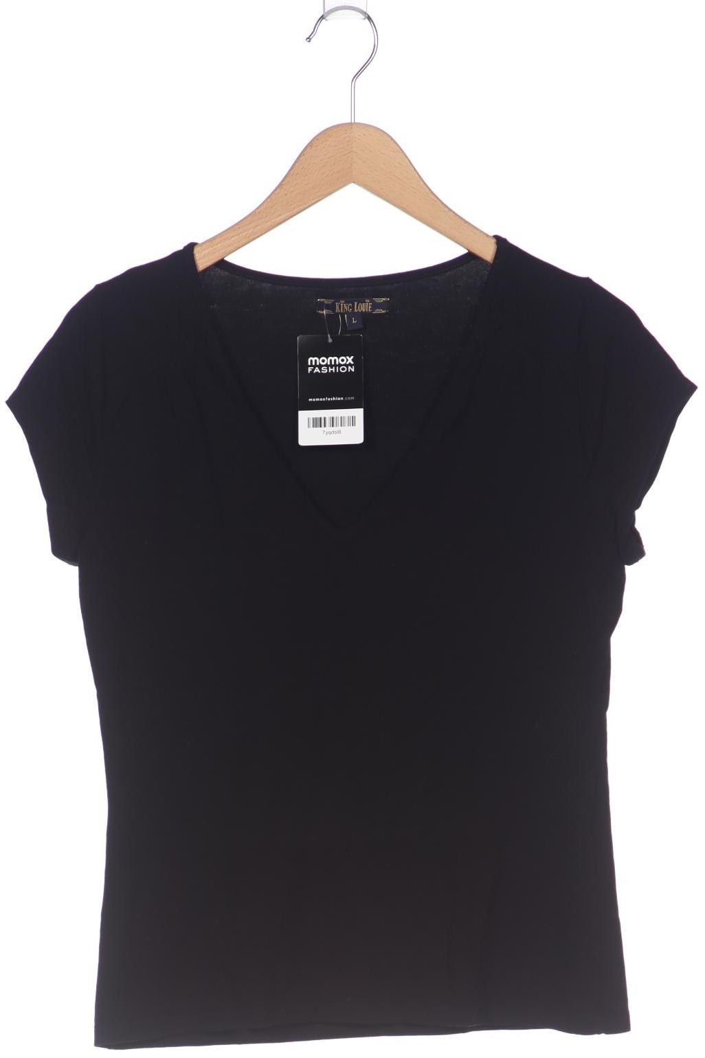 

King Louie Damen T-Shirt, schwarz, Gr. 42