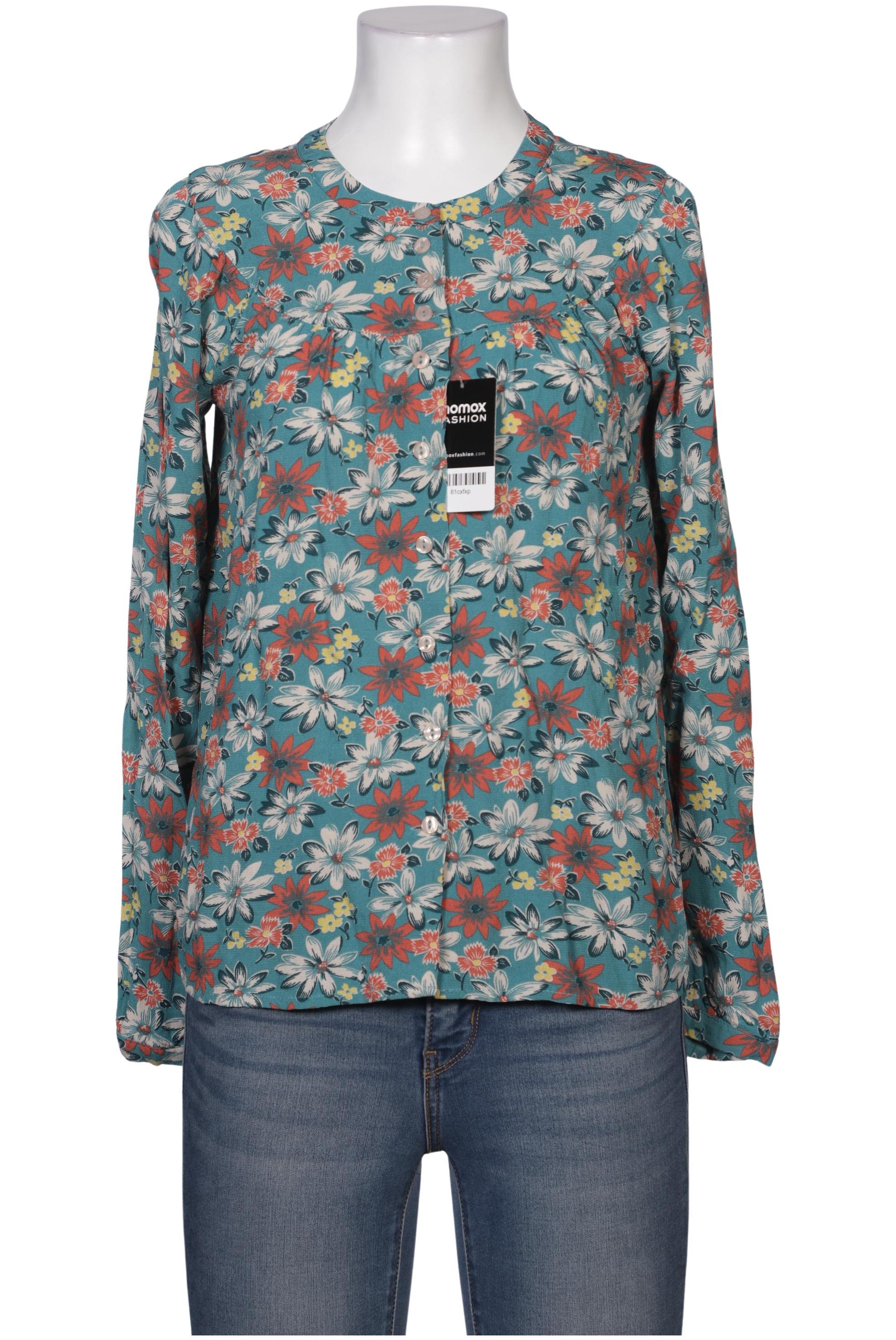 

King Louie Damen Bluse, türkis, Gr. 38