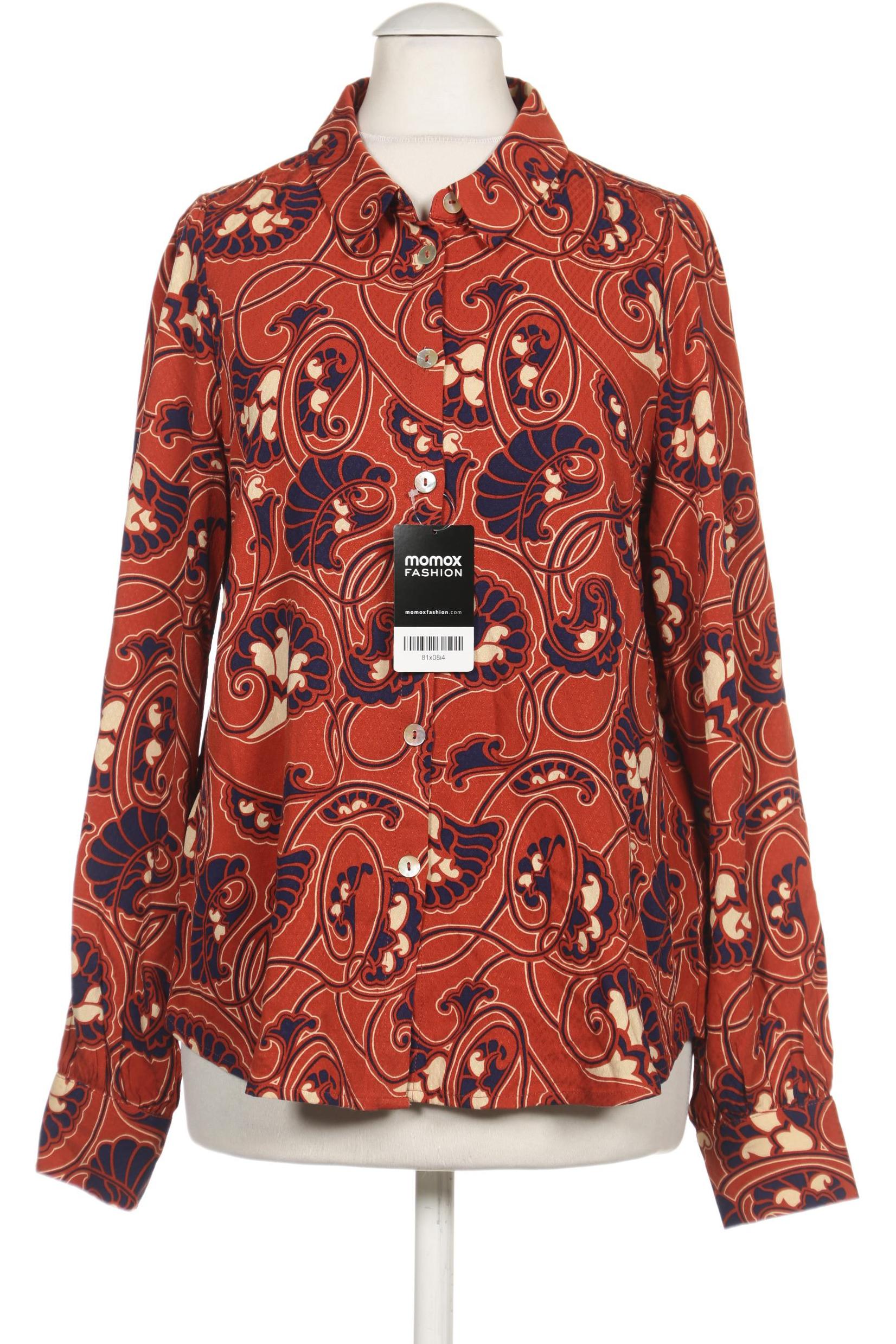 

King Louie Damen Bluse, rot, Gr. 34