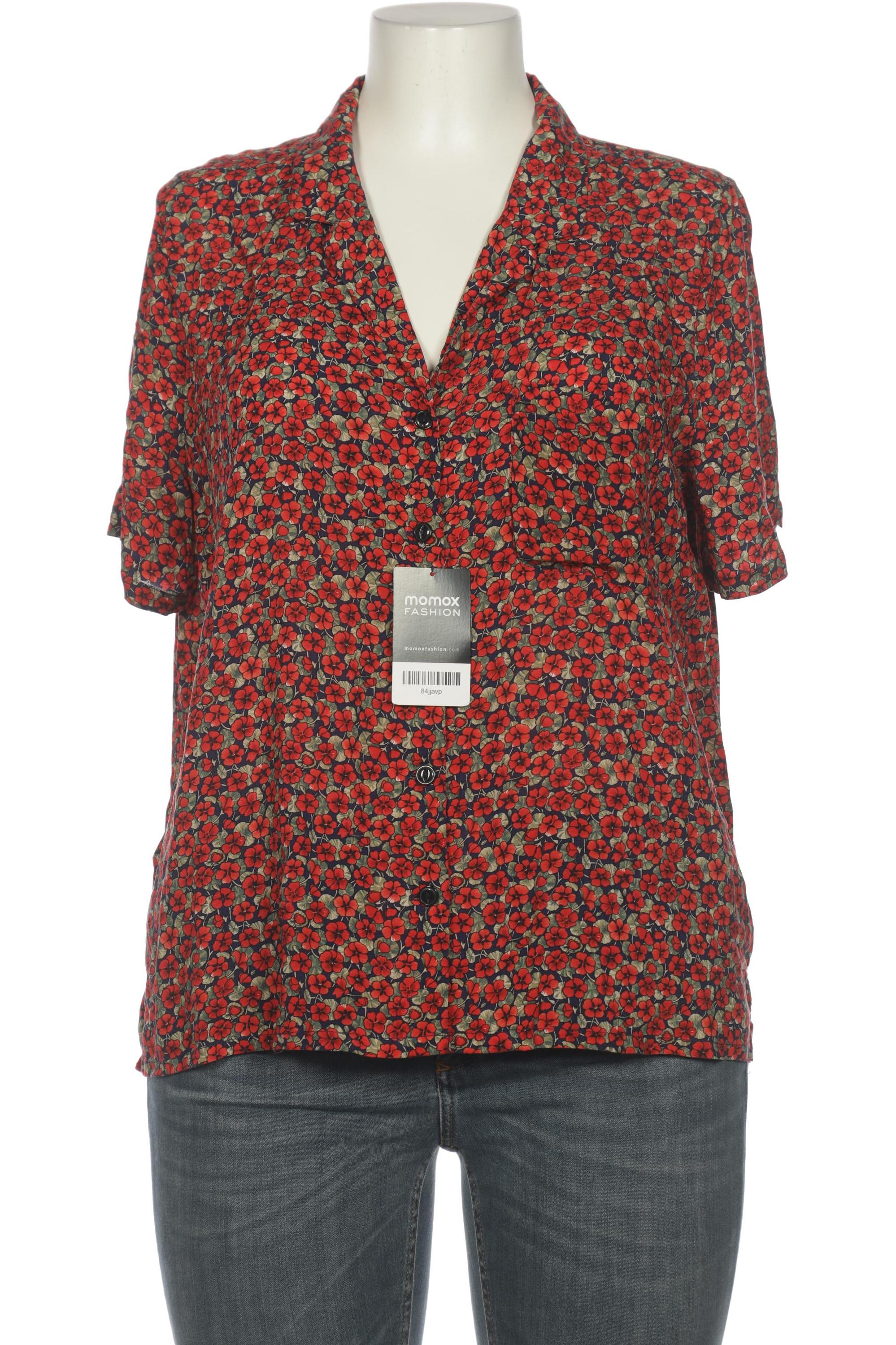 

King Louie Damen Bluse, rot, Gr. 44