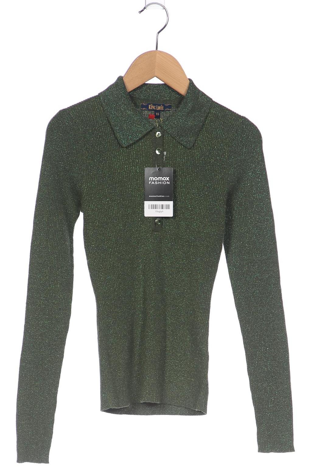 

King Louie Damen Pullover, grün, Gr. 34