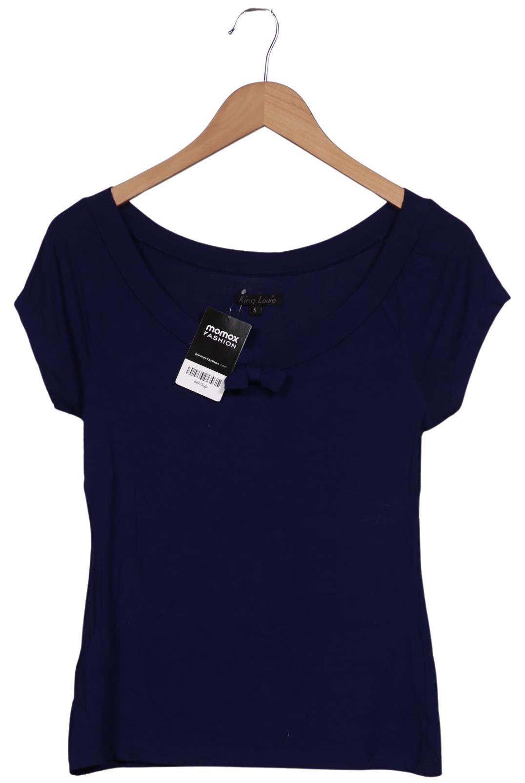 

King Louie Damen T-Shirt, marineblau, Gr. 36