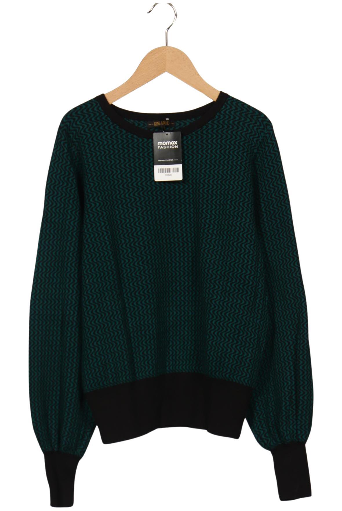 

King Louie Damen Pullover, grün, Gr. 42