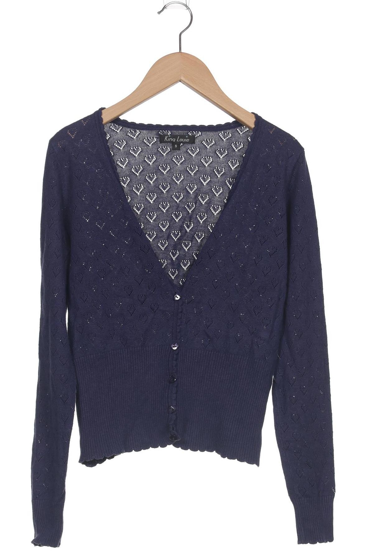 

King Louie Damen Strickjacke, marineblau, Gr. 36