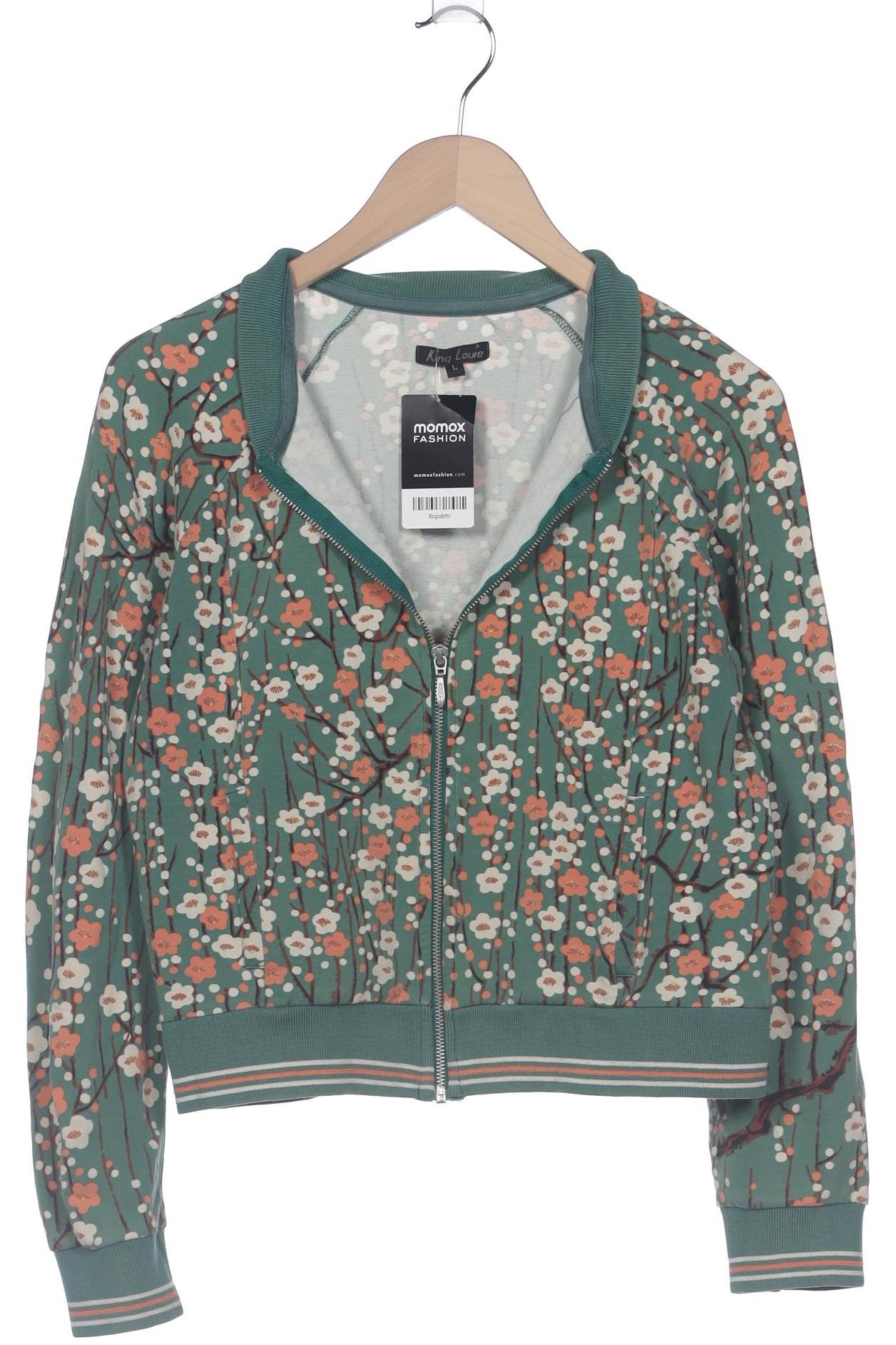 

King Louie Damen Sweatshirt, türkis, Gr. 42
