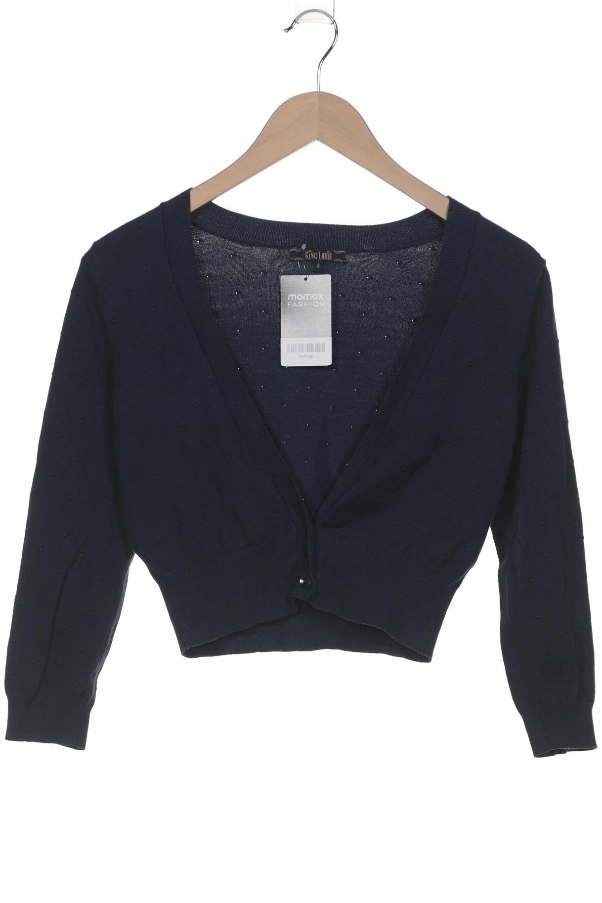 

King Louie Damen Strickjacke, marineblau, Gr. 36