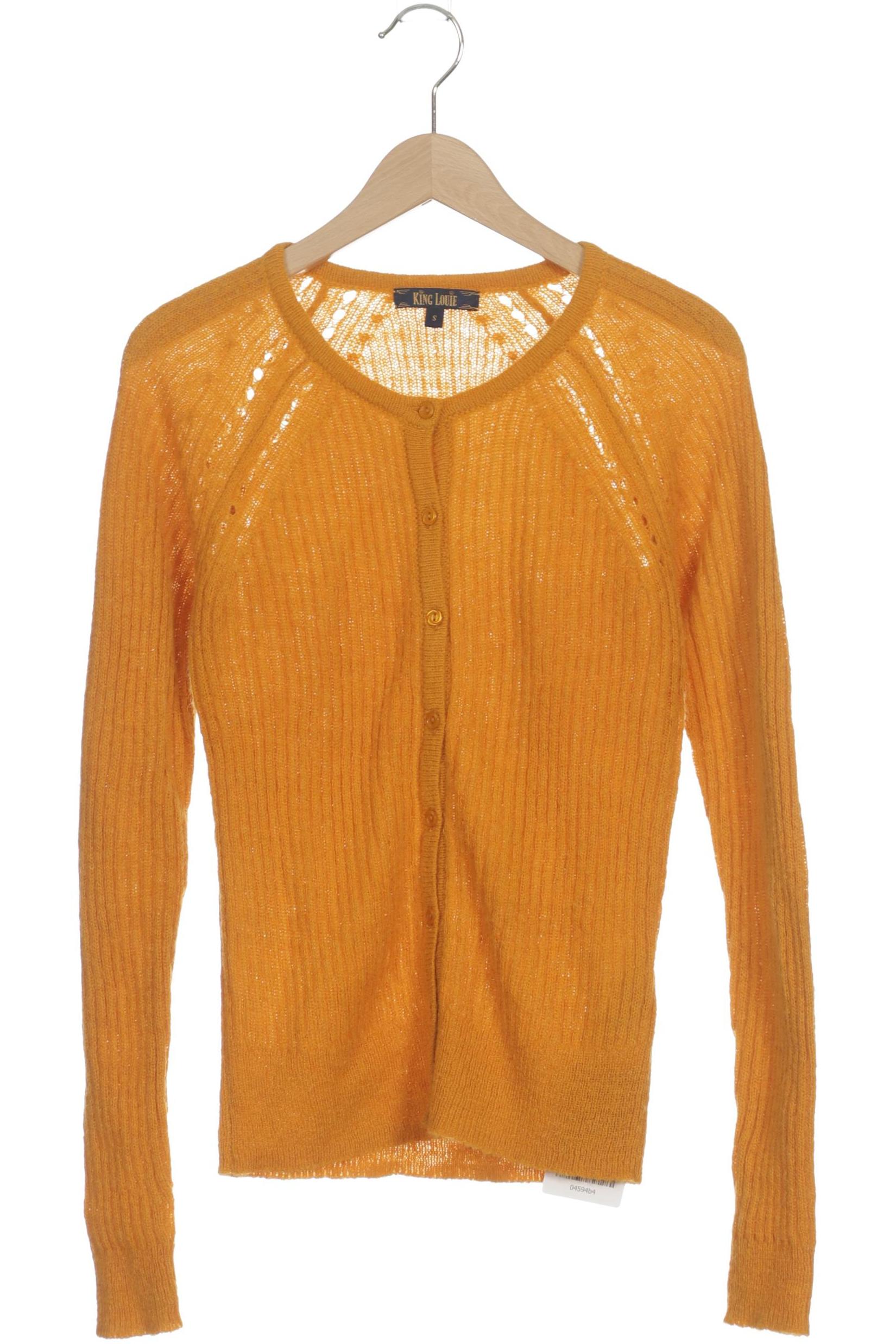 

King Louie Damen Strickjacke, orange, Gr. 36