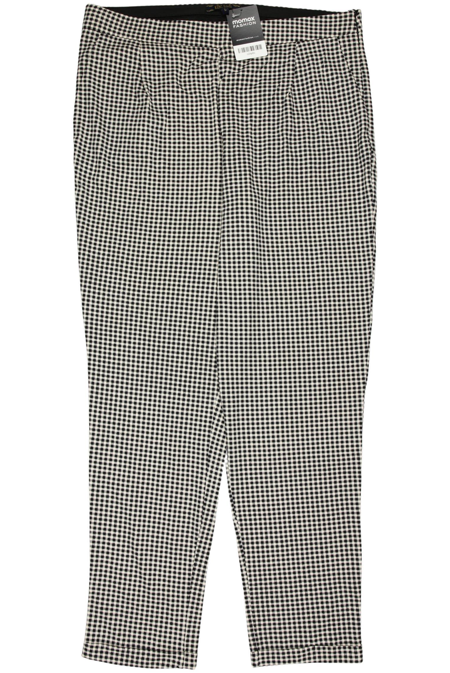 

King Louie Damen Stoffhose, schwarz, Gr. 0