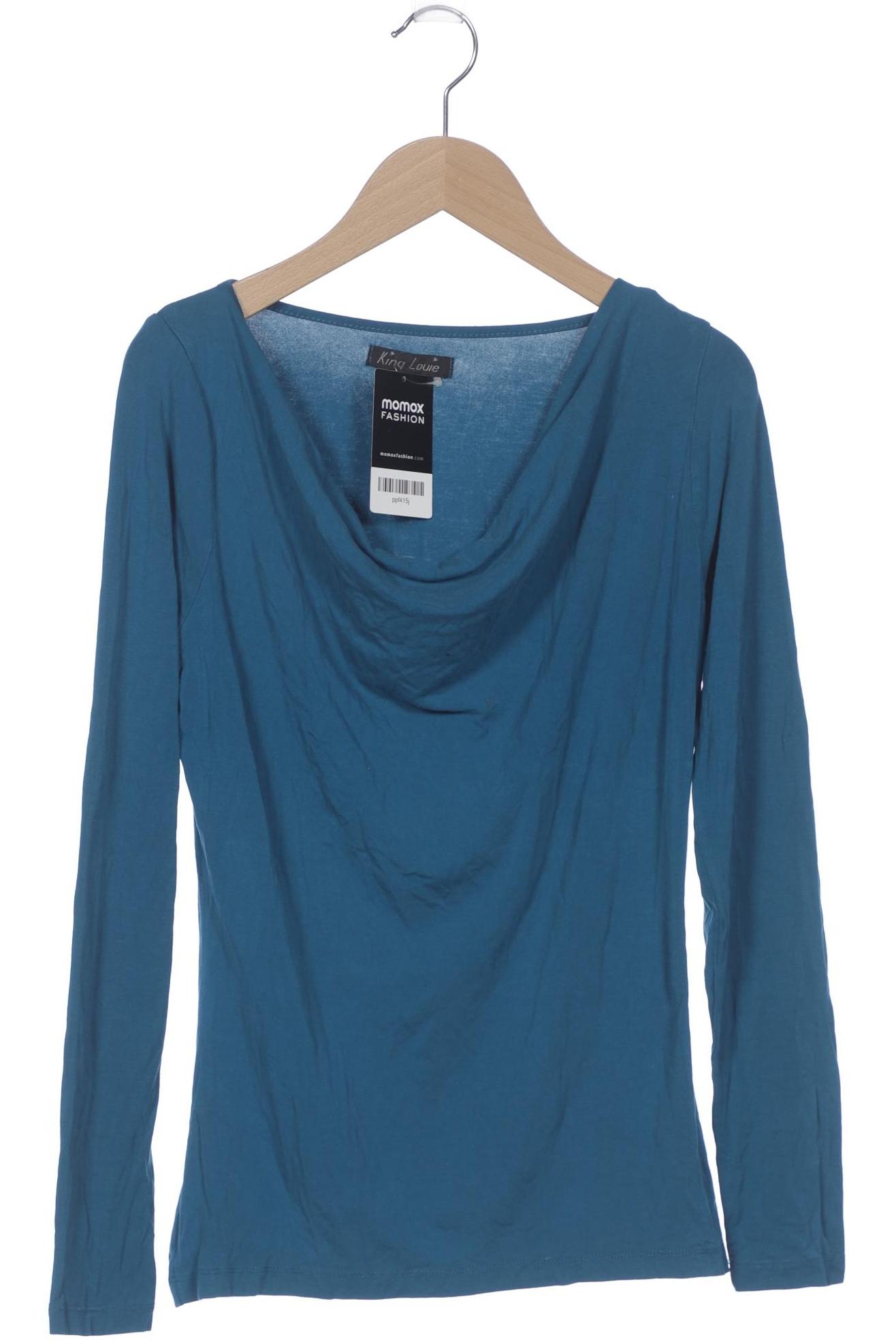 

King Louie Damen Langarmshirt, blau, Gr. 36