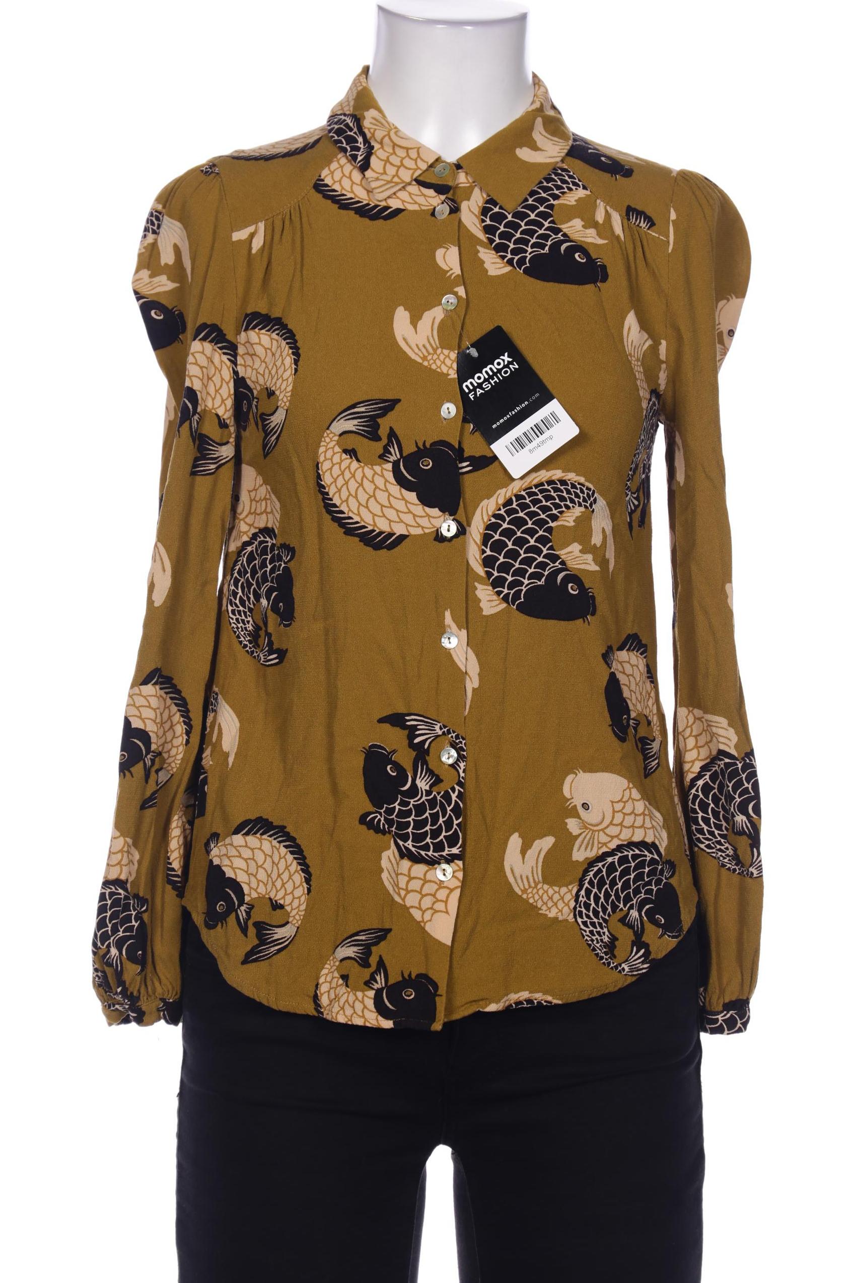 

King Louie Damen Bluse, grün, Gr. 34