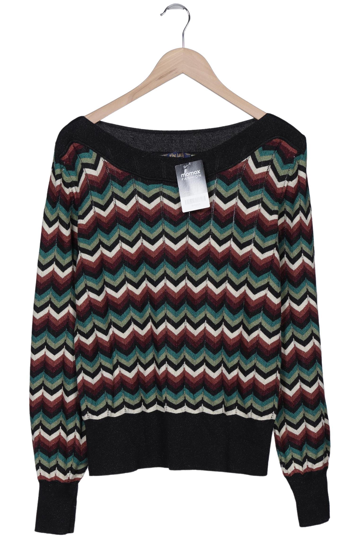 

King Louie Damen Pullover, schwarz, Gr. 44