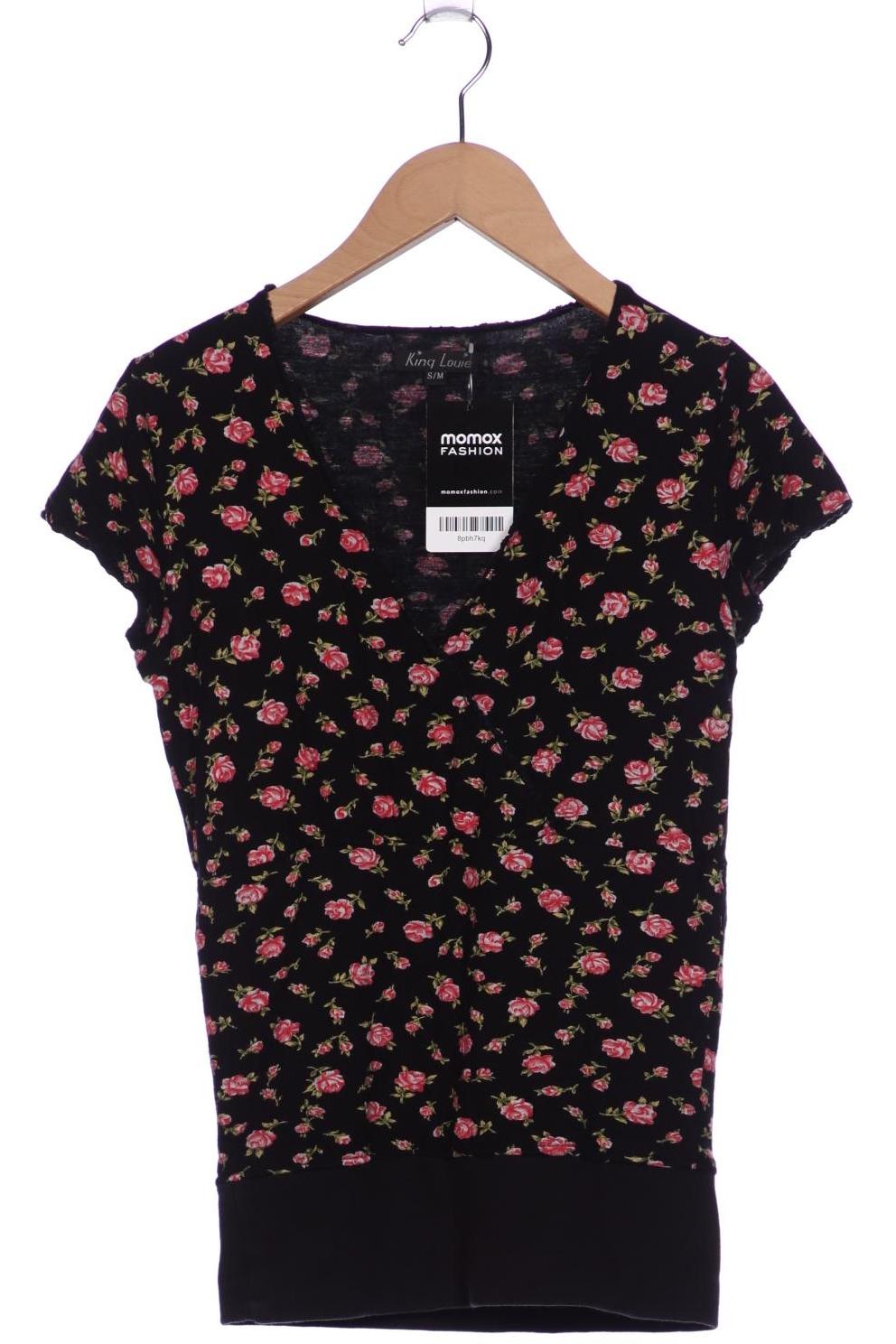 

King Louie Damen T-Shirt, schwarz, Gr. 36