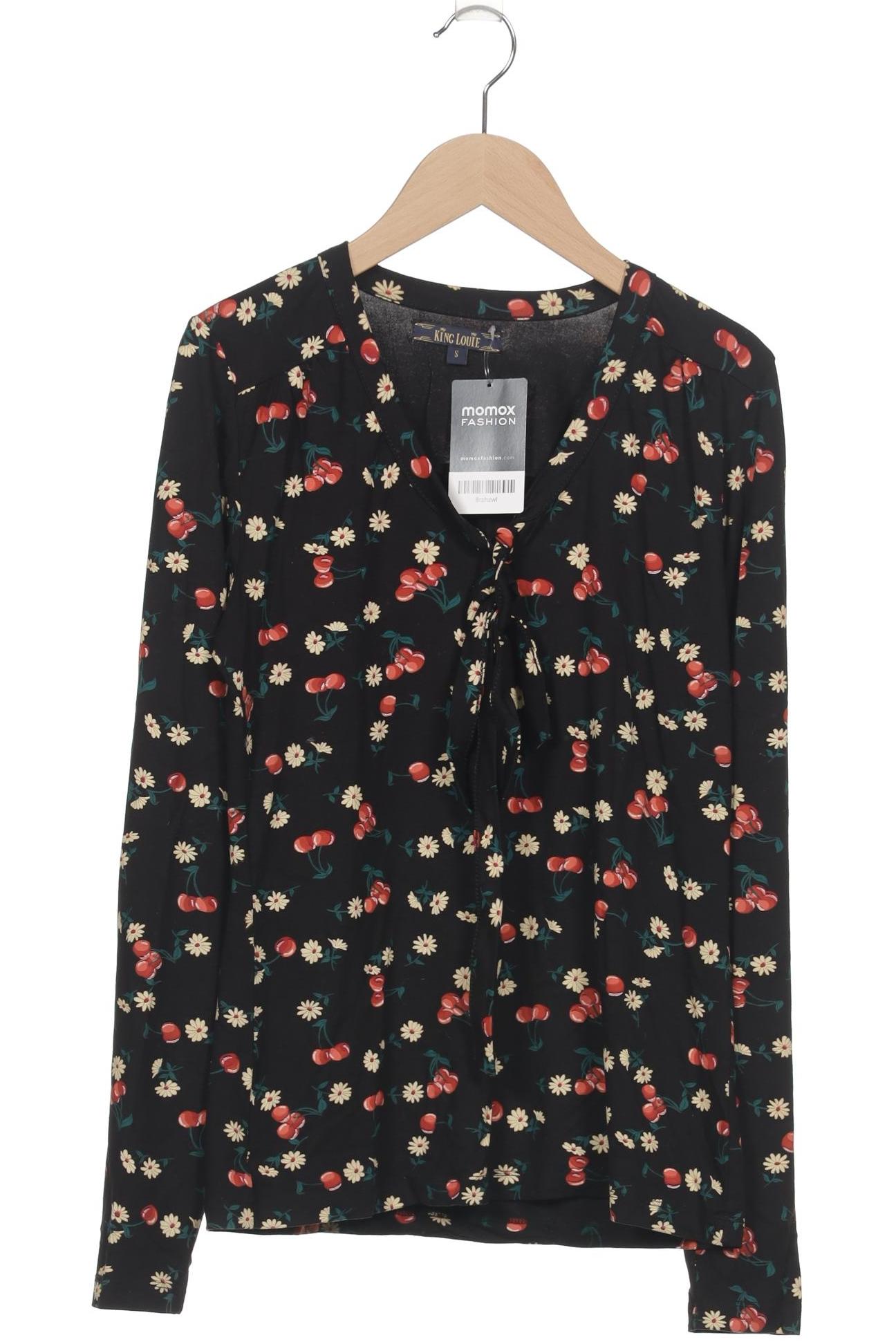 

King Louie Damen Langarmshirt, schwarz, Gr. 36