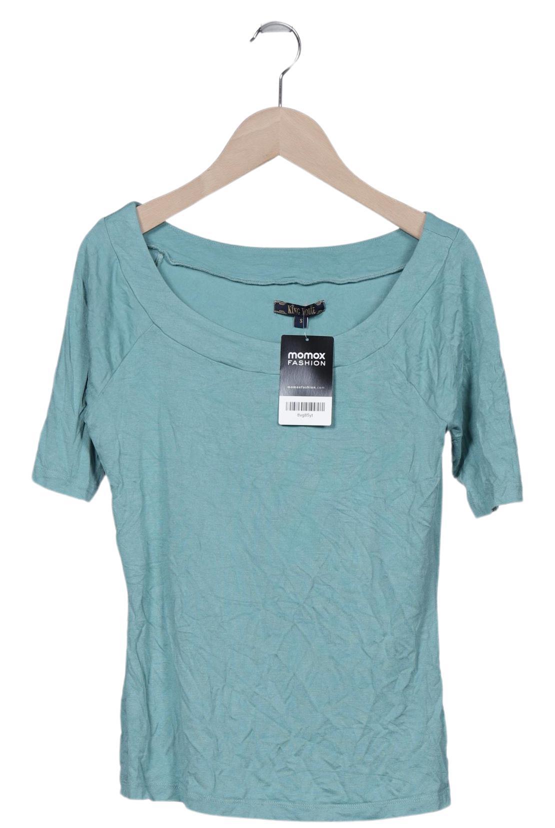 

King Louie Damen T-Shirt, türkis, Gr. 36