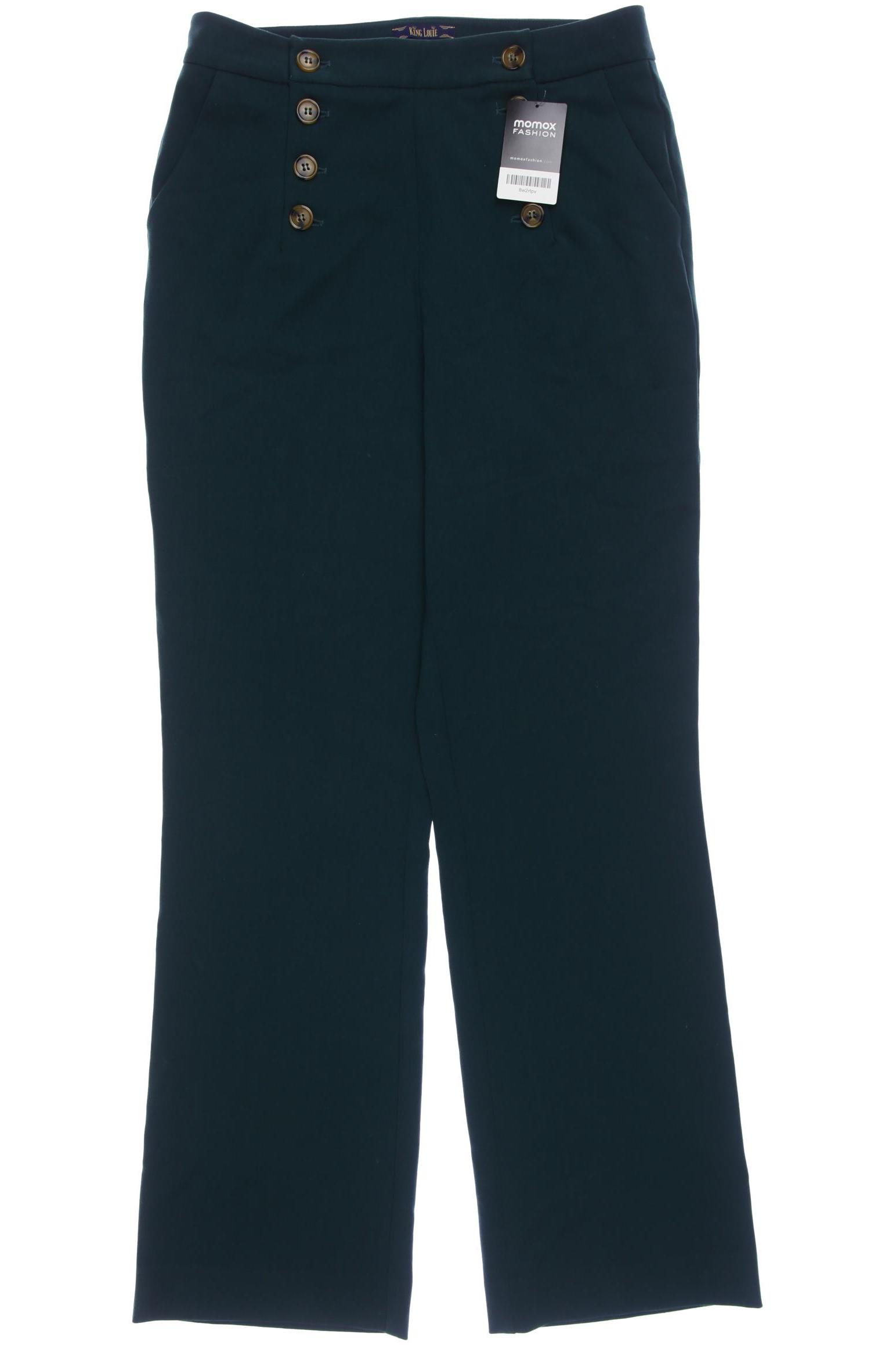 

King Louie Damen Stoffhose, grün, Gr. 40