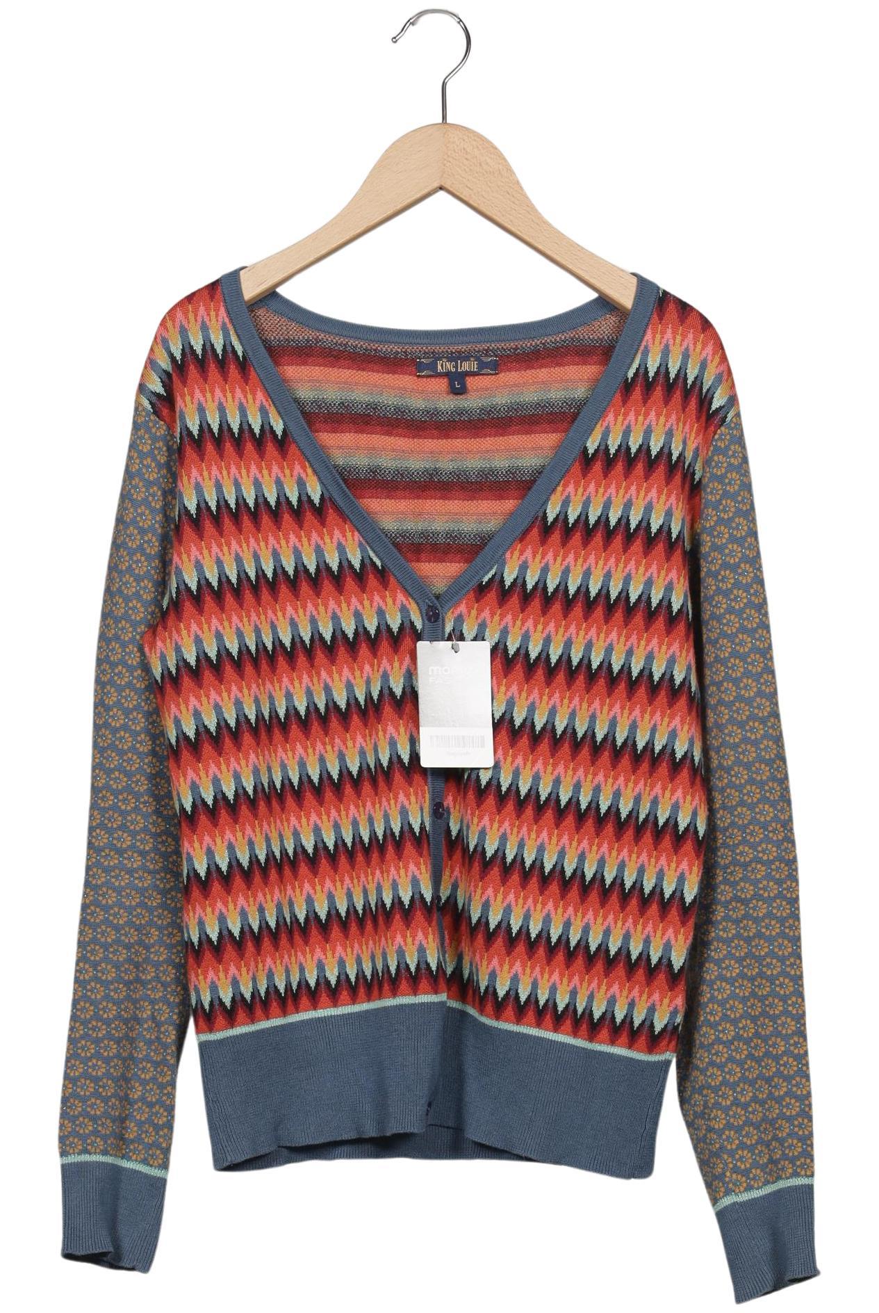 

King Louie Damen Strickjacke, mehrfarbig, Gr. 42