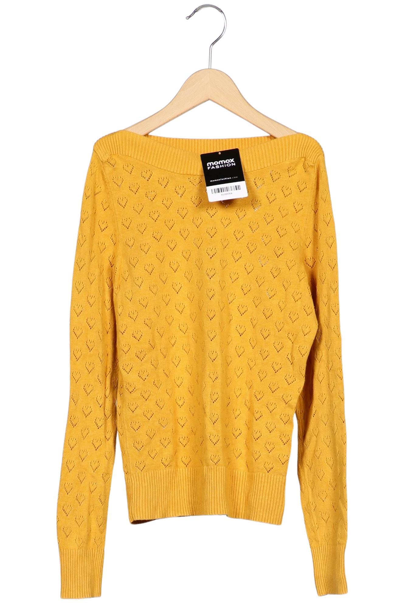 

King Louie Damen Pullover, gelb, Gr. 34