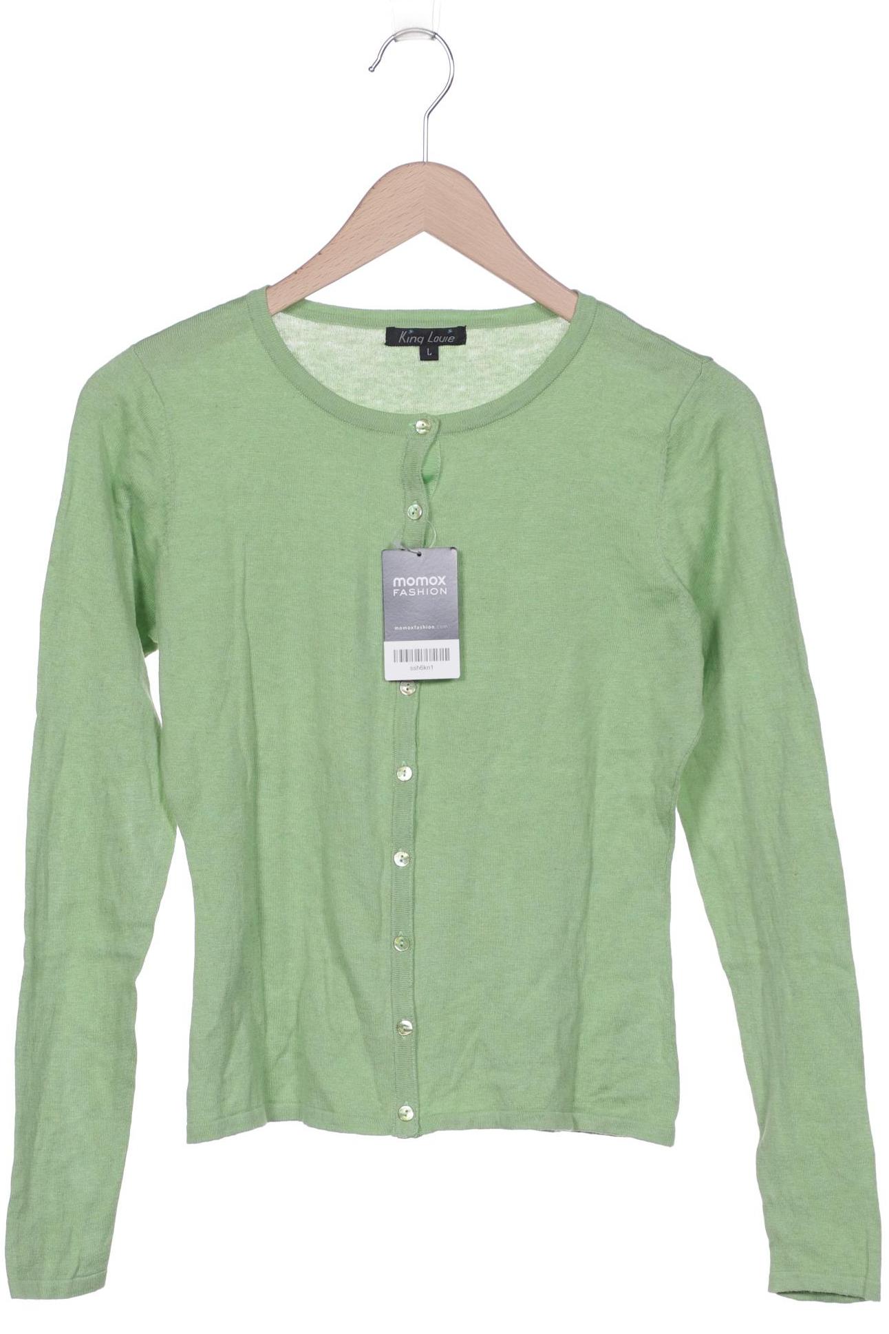 

King Louie Damen Strickjacke, hellgrün, Gr. 42