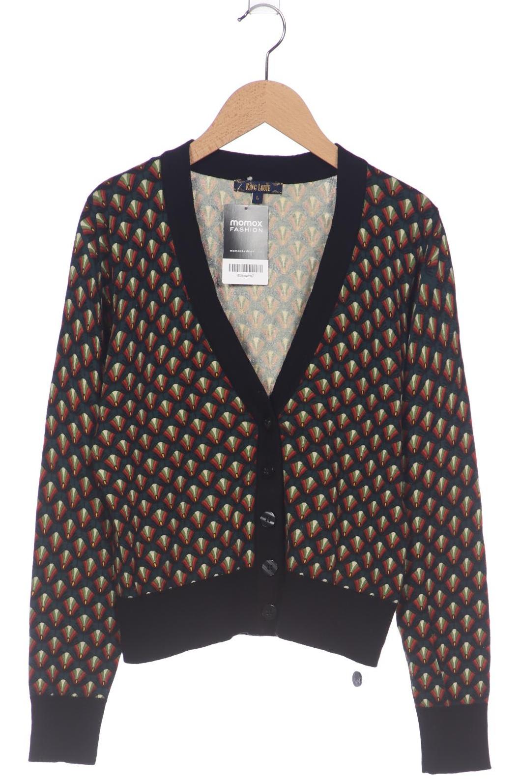 

King Louie Damen Strickjacke, grün, Gr. 42