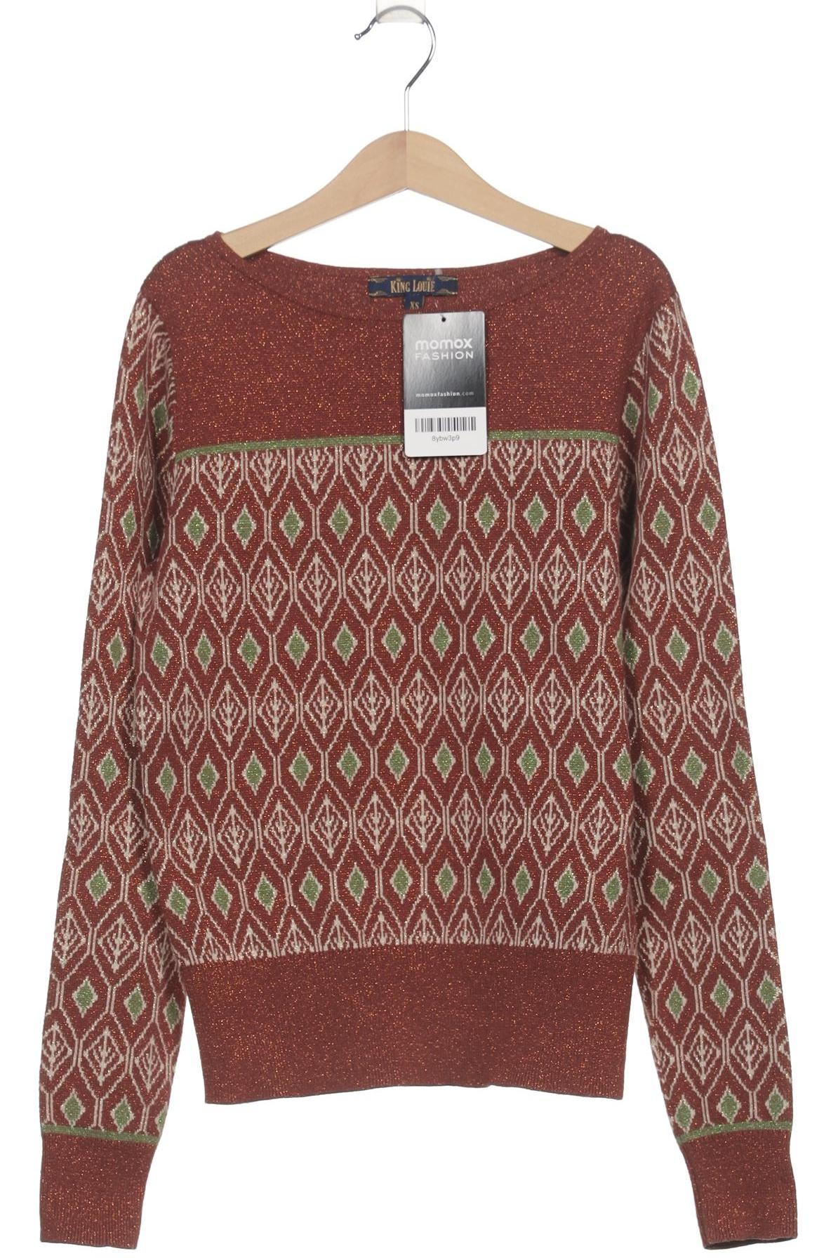 

King Louie Damen Pullover, braun, Gr. 34