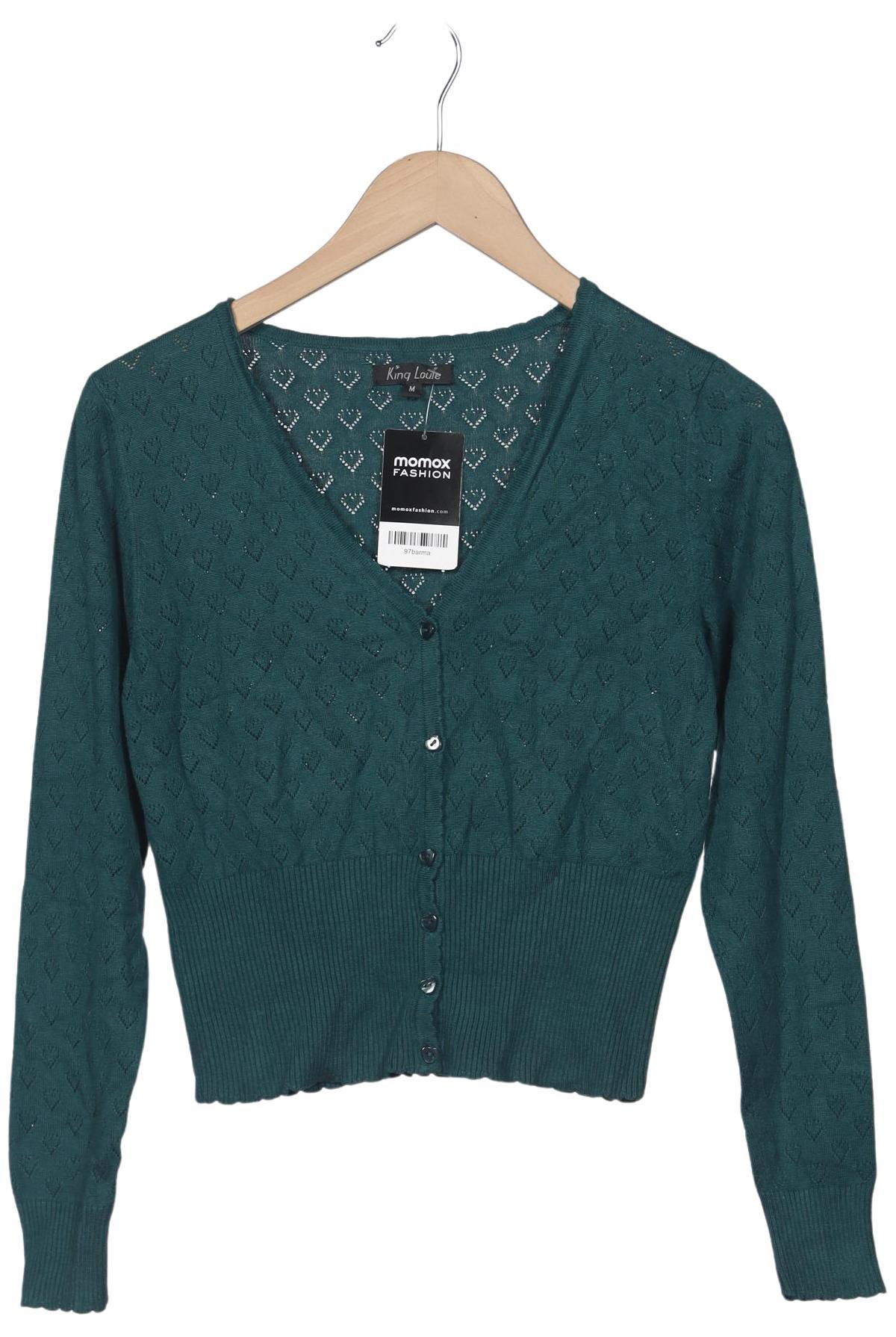 

King Louie Damen Strickjacke, grün, Gr. 38