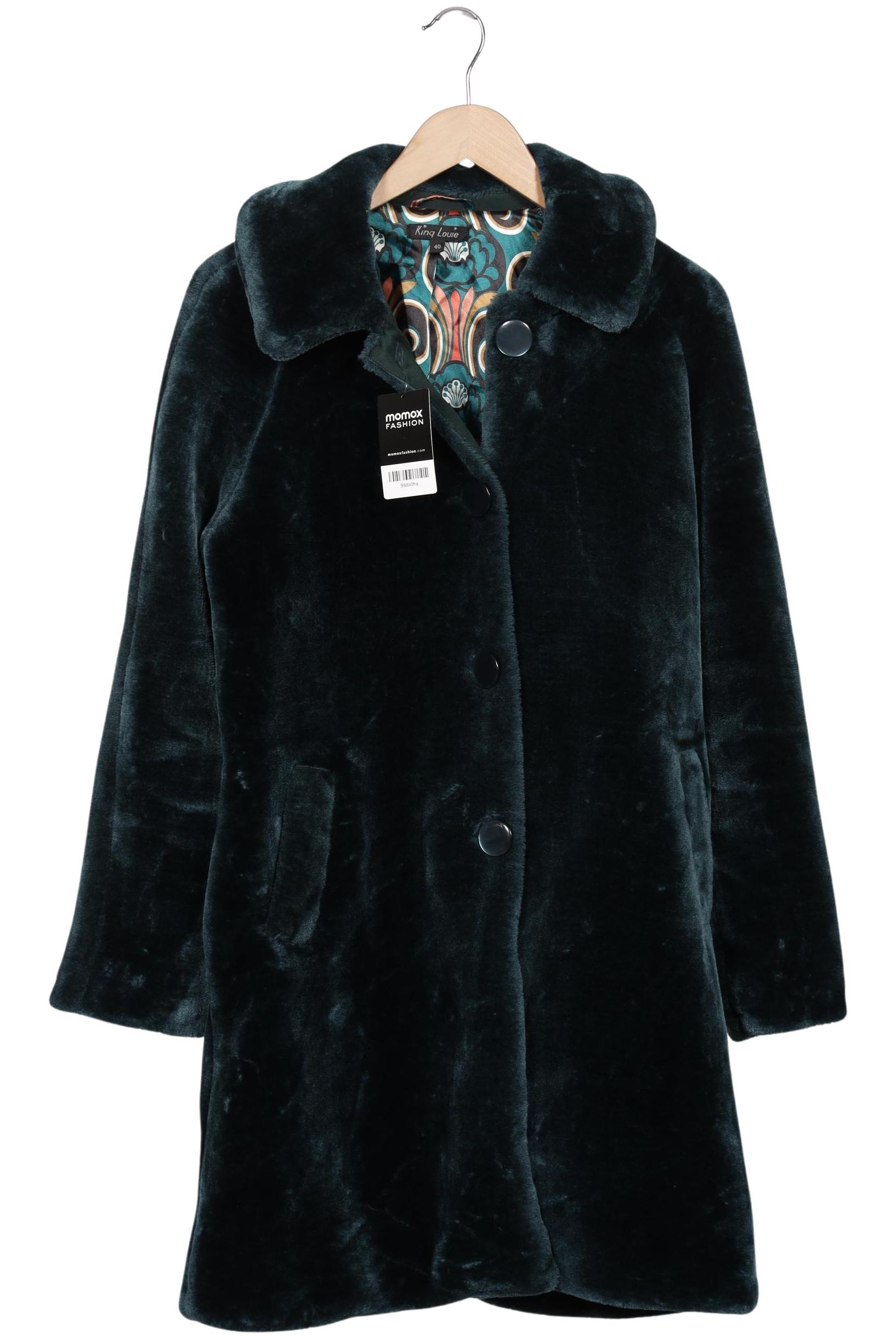 

King Louie Damen Mantel, grün, Gr. 40