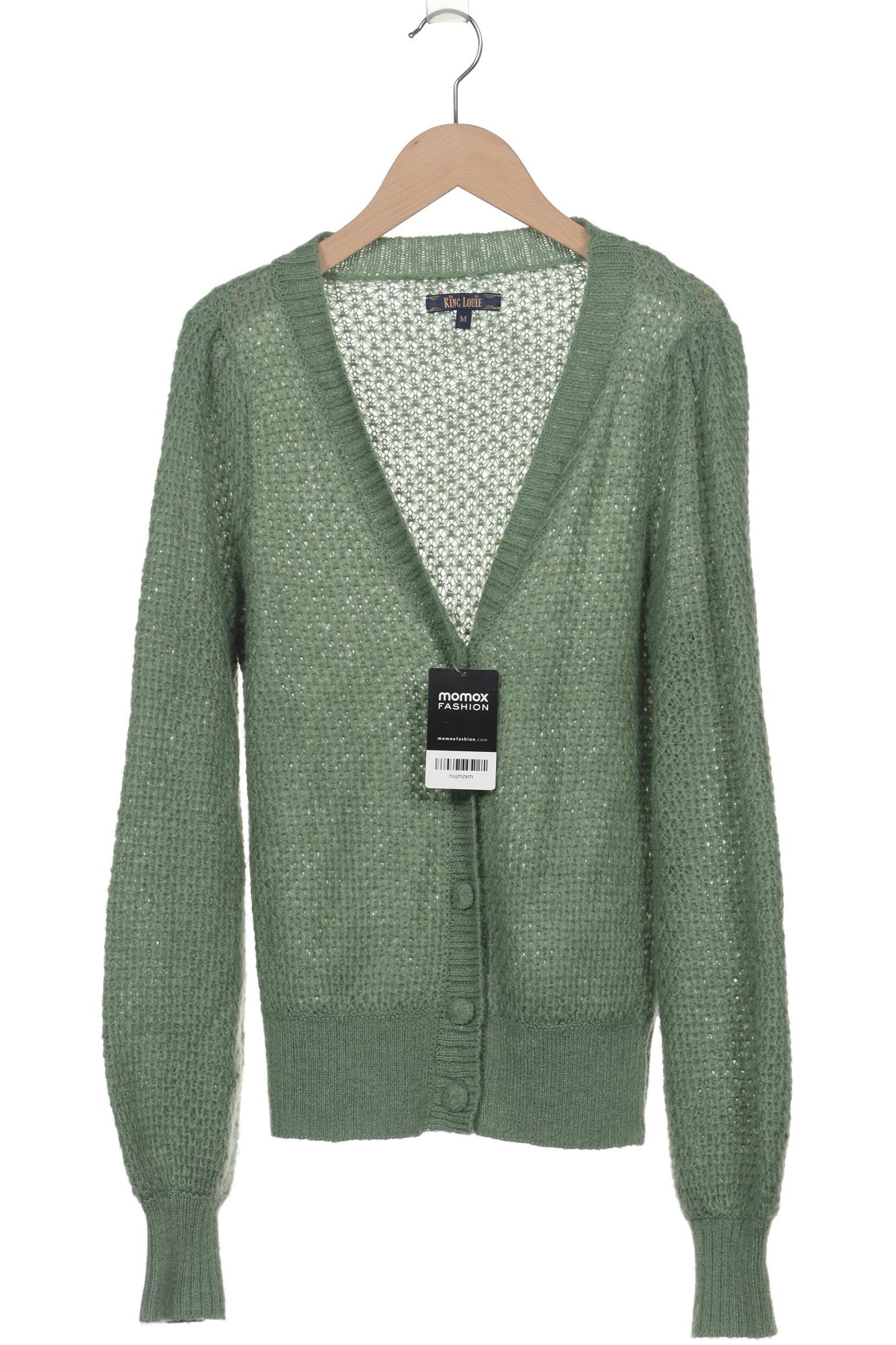 

King Louie Damen Strickjacke, grün, Gr. 38