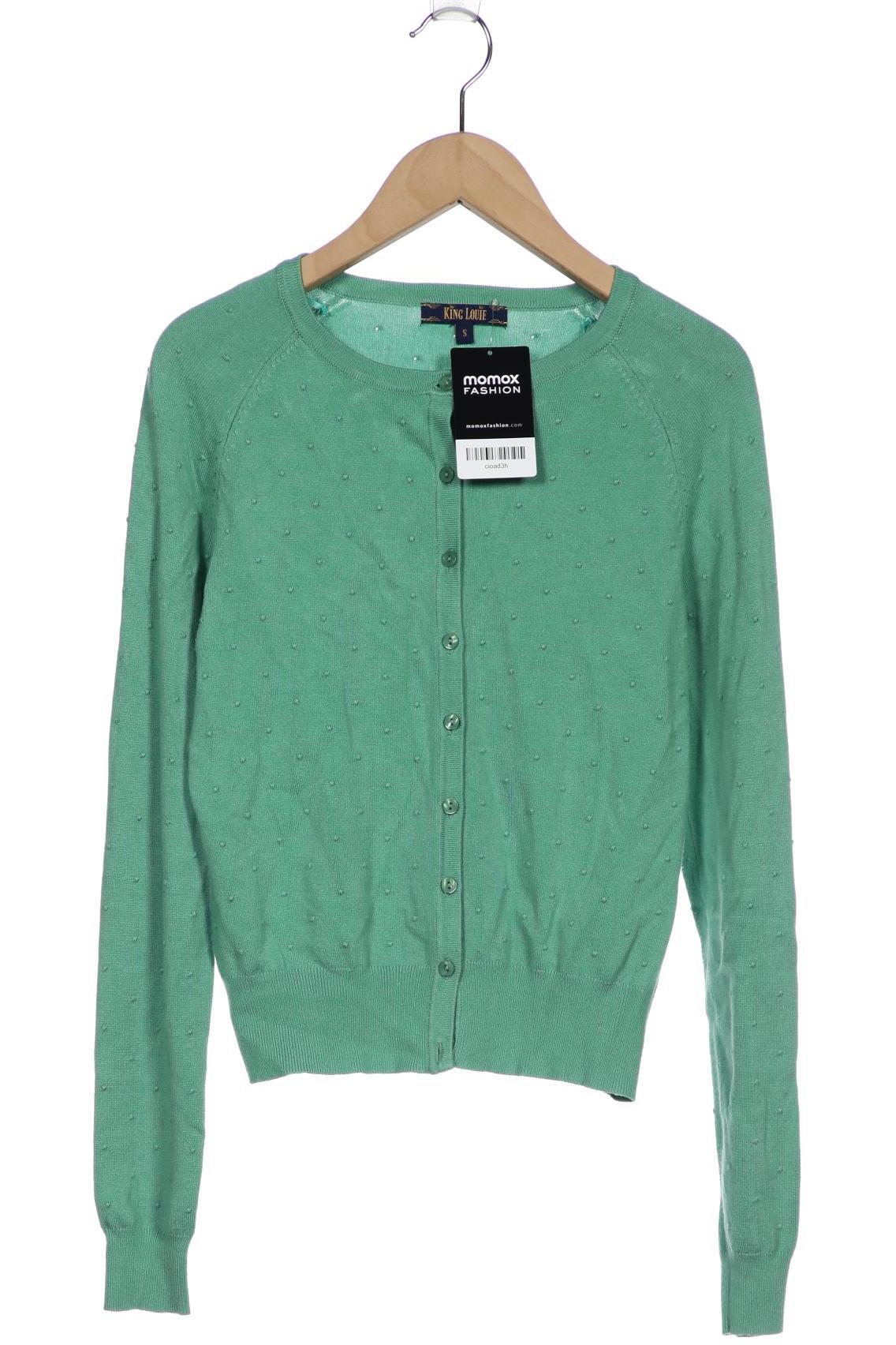

King Louie Damen Strickjacke, grün, Gr. 36