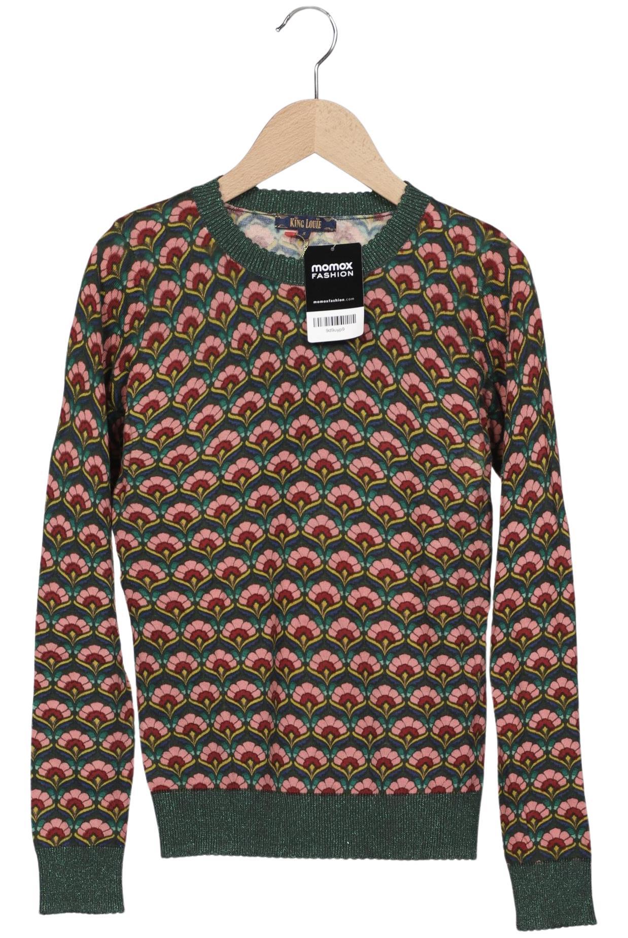 

King Louie Damen Pullover, grün, Gr. 36